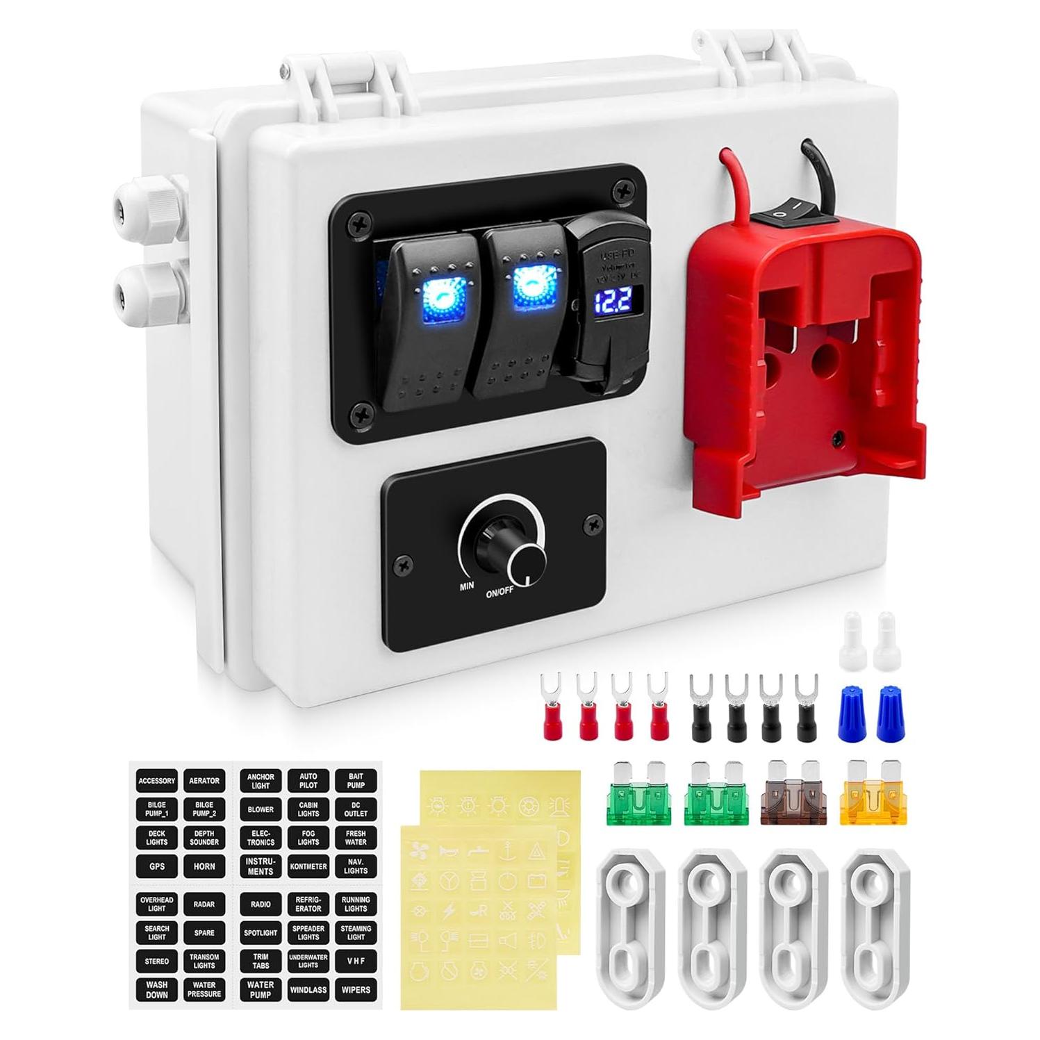 Caja de Distribución Energía CHidotools para Milwaukee M18 12V