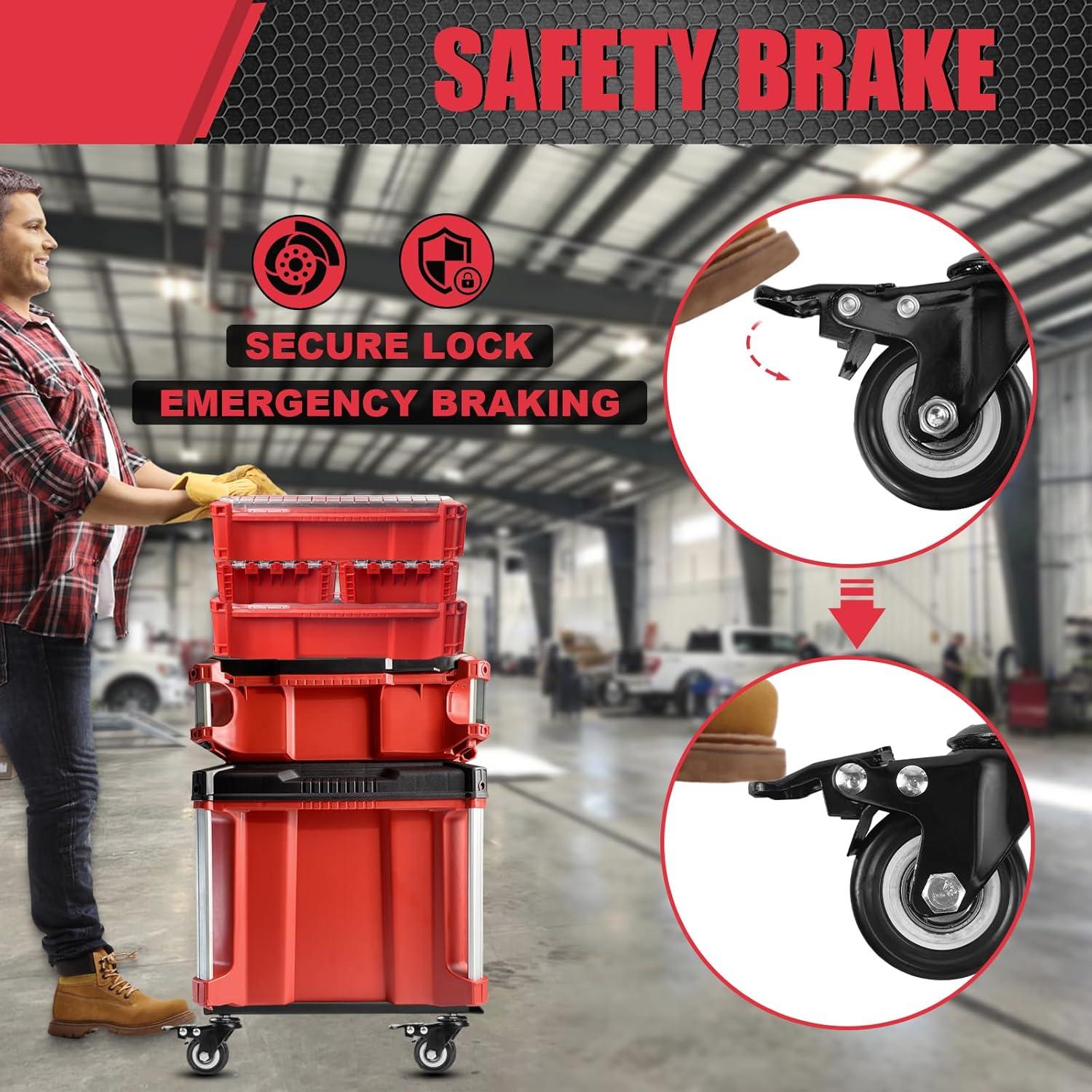 Carro de Herramientas BPOPO para Sistema Milwaukee PACKOUT