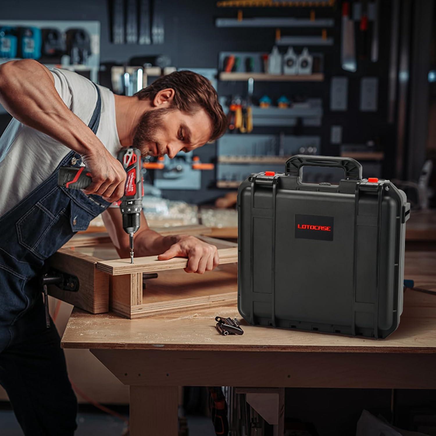 Estuche Duro LOTOCASE para Taladro Milwaukee M18 - Impermeable