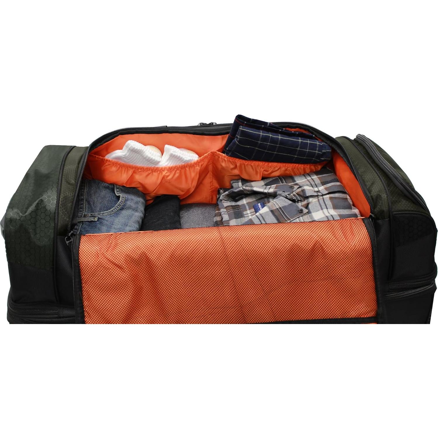 Bolsa de Viaje Pathfinder 22" con Ruedas Oliva
