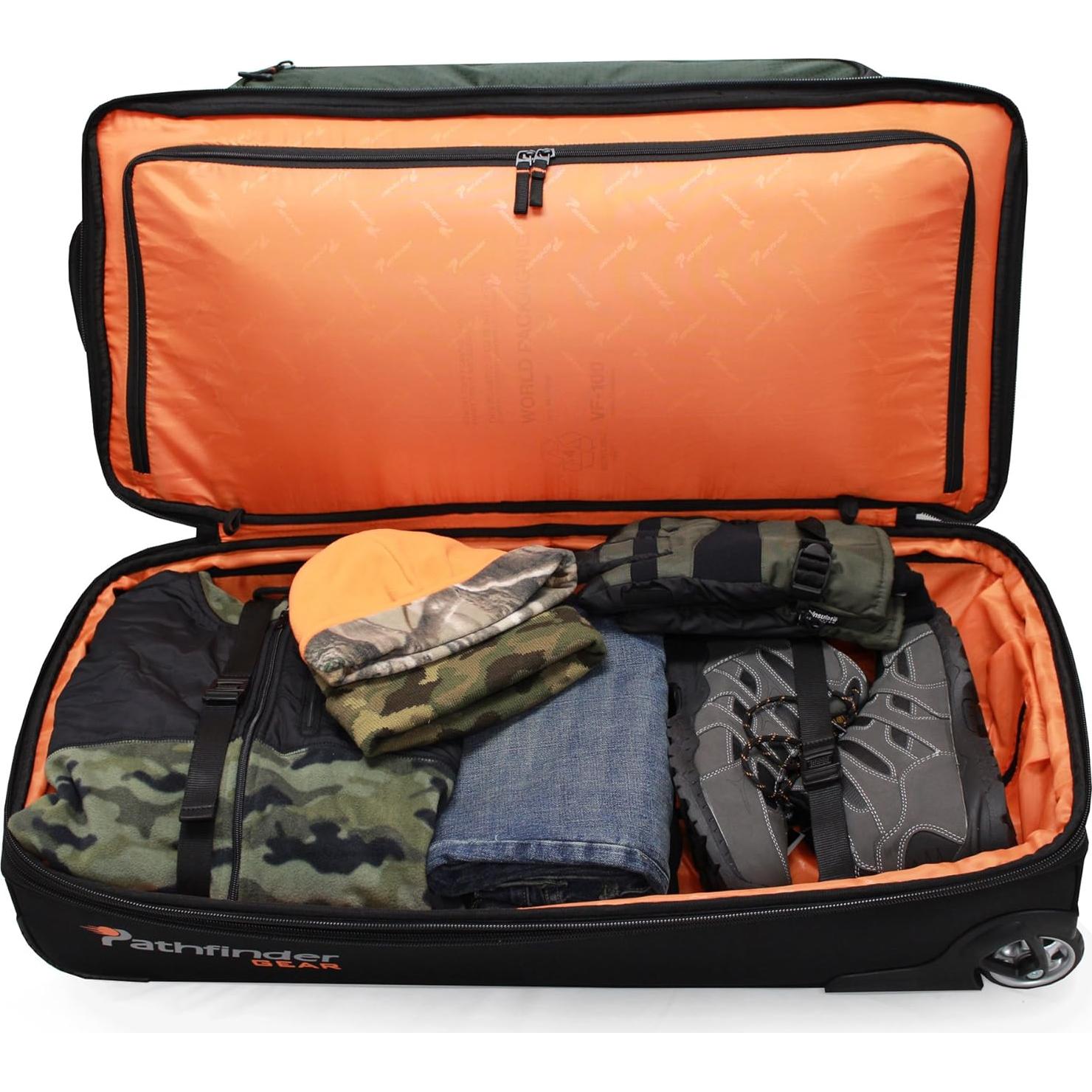 Bolsa de Viaje Pathfinder 22" con Ruedas Oliva