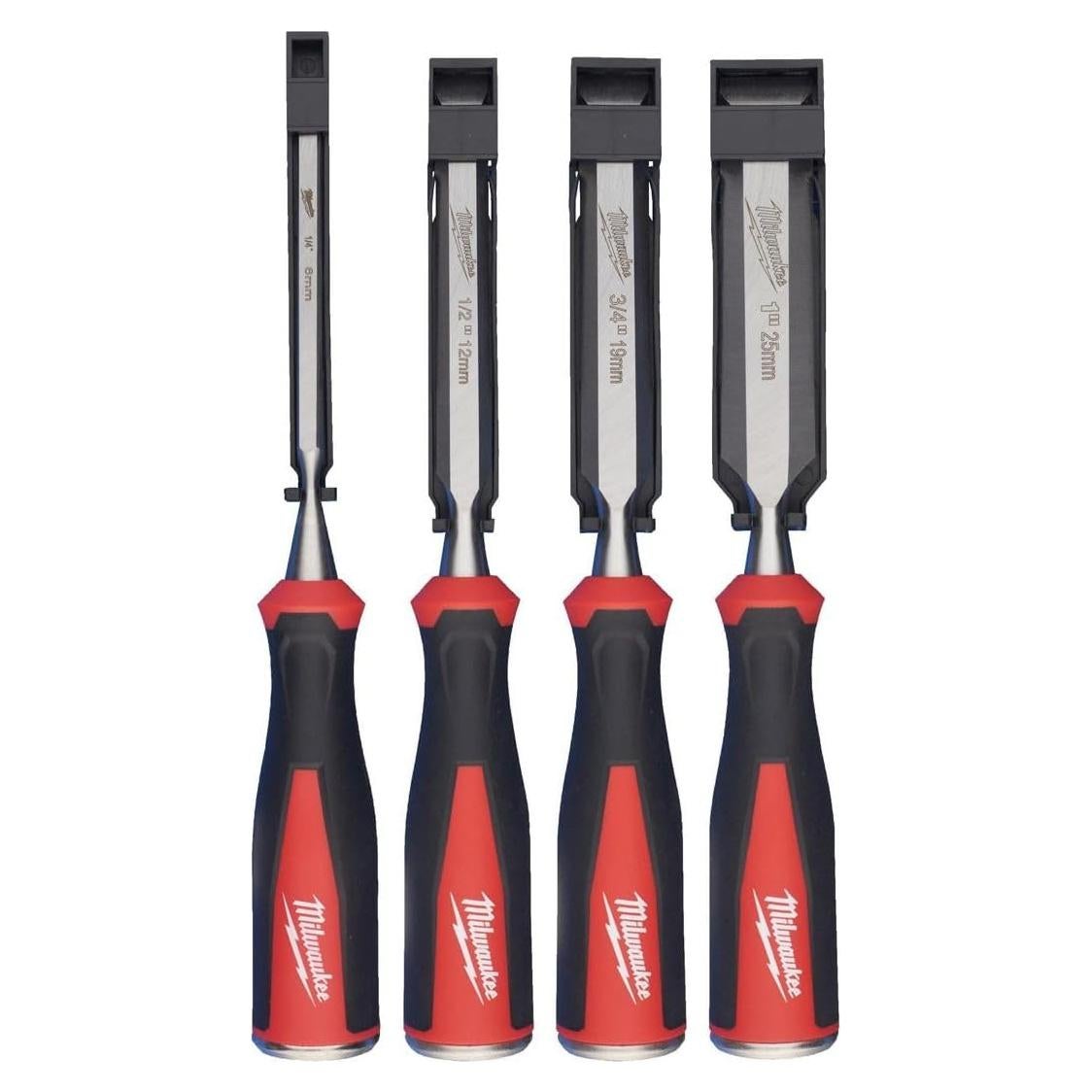 Juego de Cinceles Milwaukee 4 Piezas Acero Alto Carbono