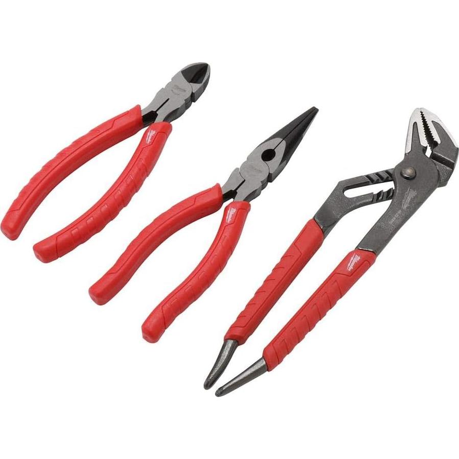 Milwaukee Pliers Set Alloy Stl 3pk