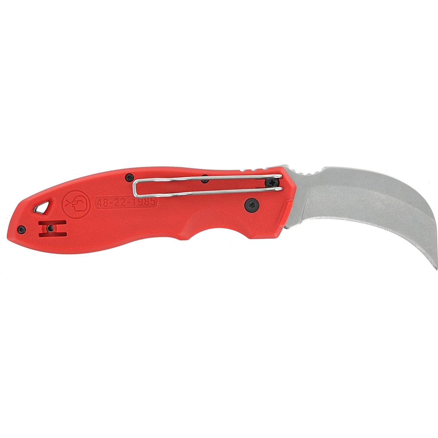 Cuchillo Plegable Milwaukee 48-22-1985 con Clip y Agujero
