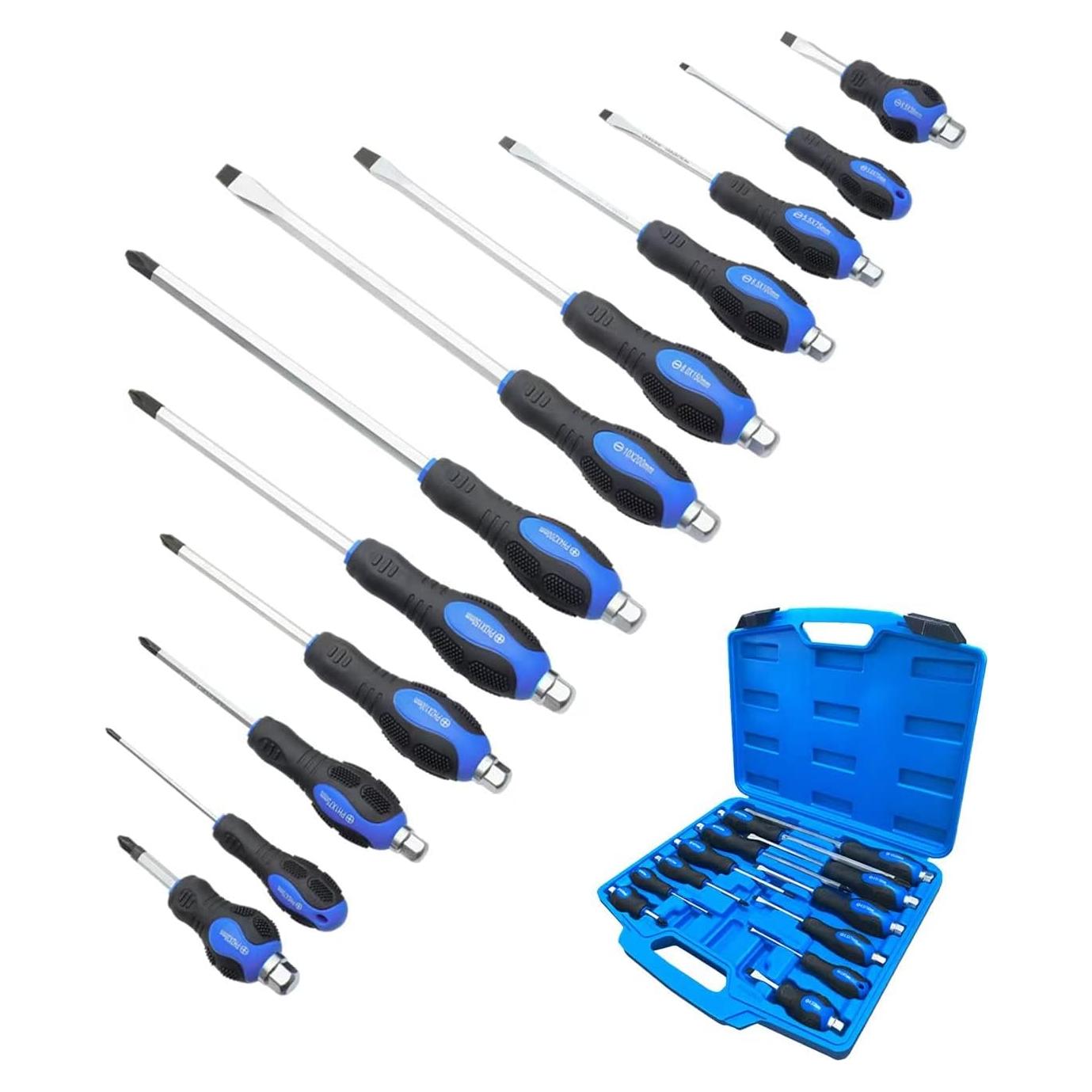 Juego de Destornilladores Magnéticos ROTATION 12 Piezas