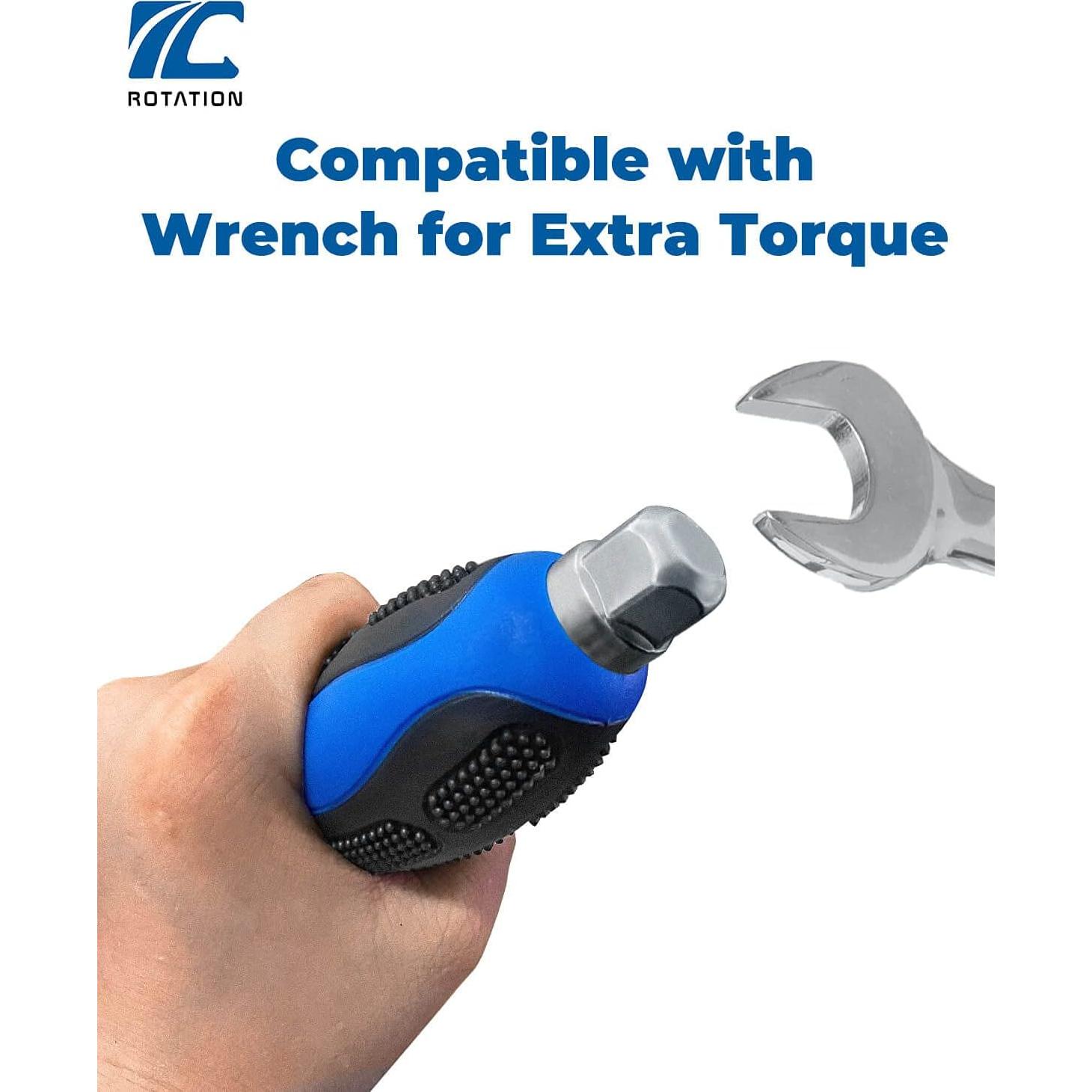 Juego de Destornilladores Magnéticos ROTATION 12 Piezas