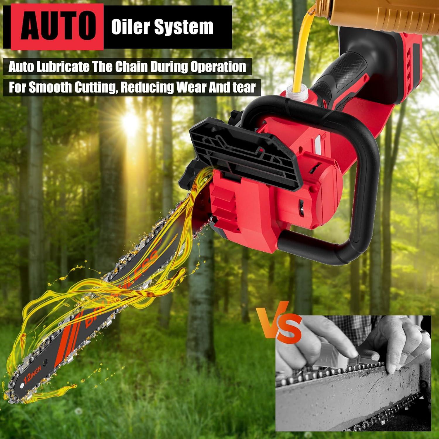 Sierra de Cadena Inalámbrica TAIRDA 12" 1000W Sin Batería