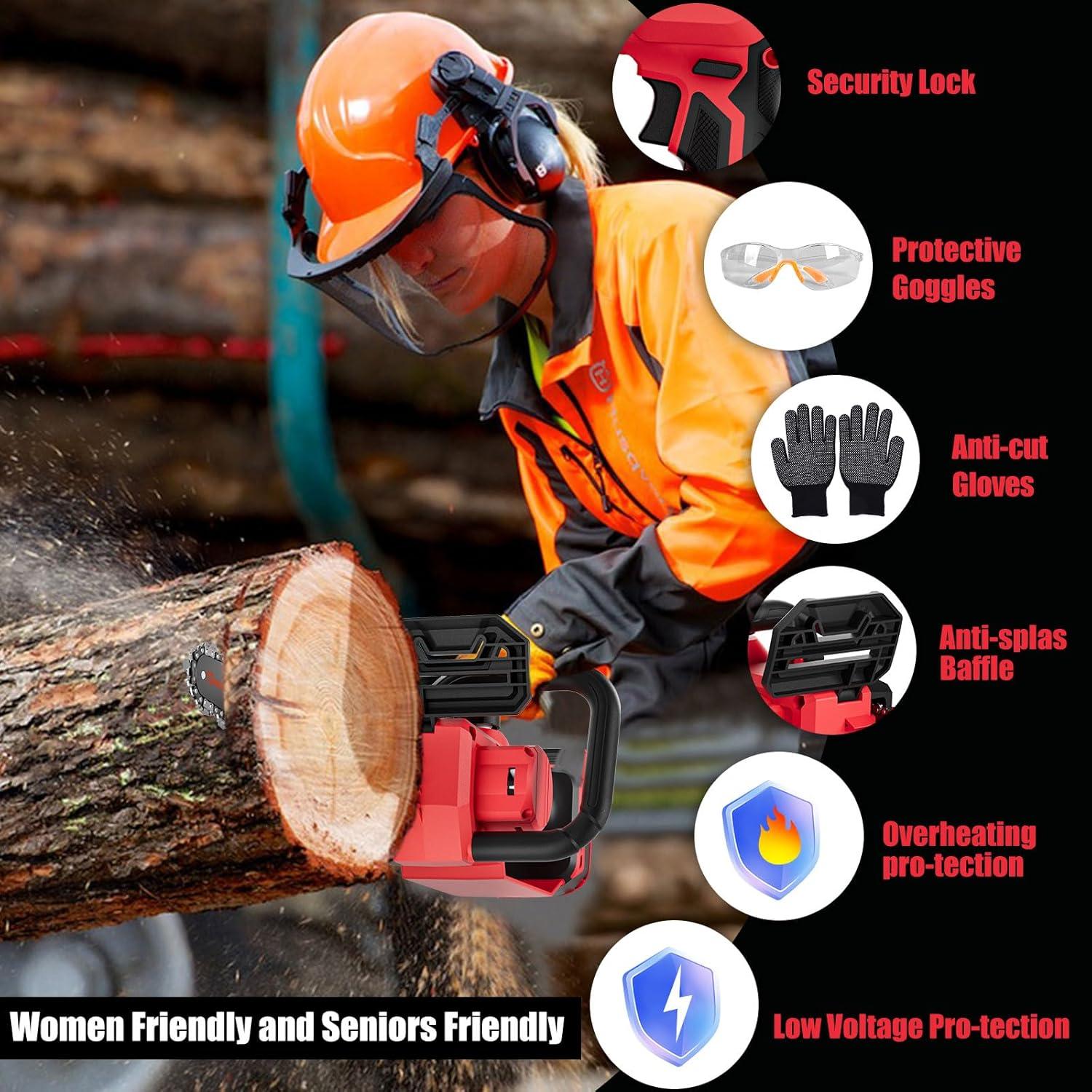 Sierra de Cadena Inalámbrica TAIRDA 12" 1000W Sin Batería