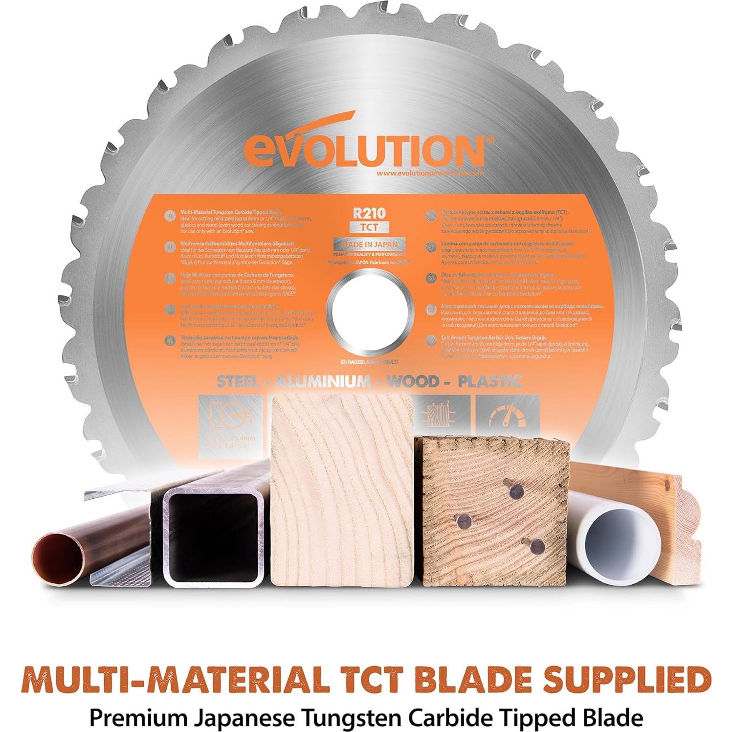 Sierra Ingletadora Evolution R8MTS 2 en 1 20,96 cm