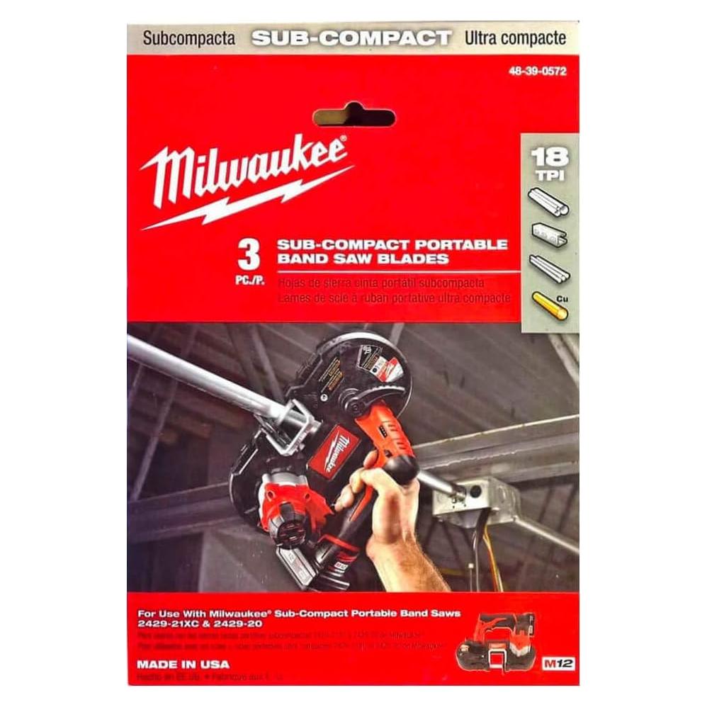 Hoja de sierra Milwaukee 48-39-0572 18 TPI para metal