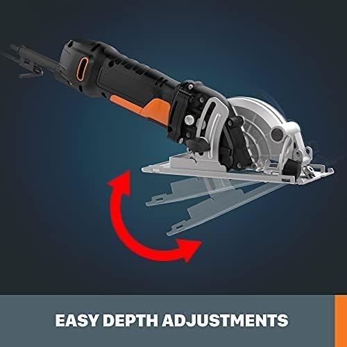 Sierra Circular Eléctrica Worx WX439L 4.5" Compacta