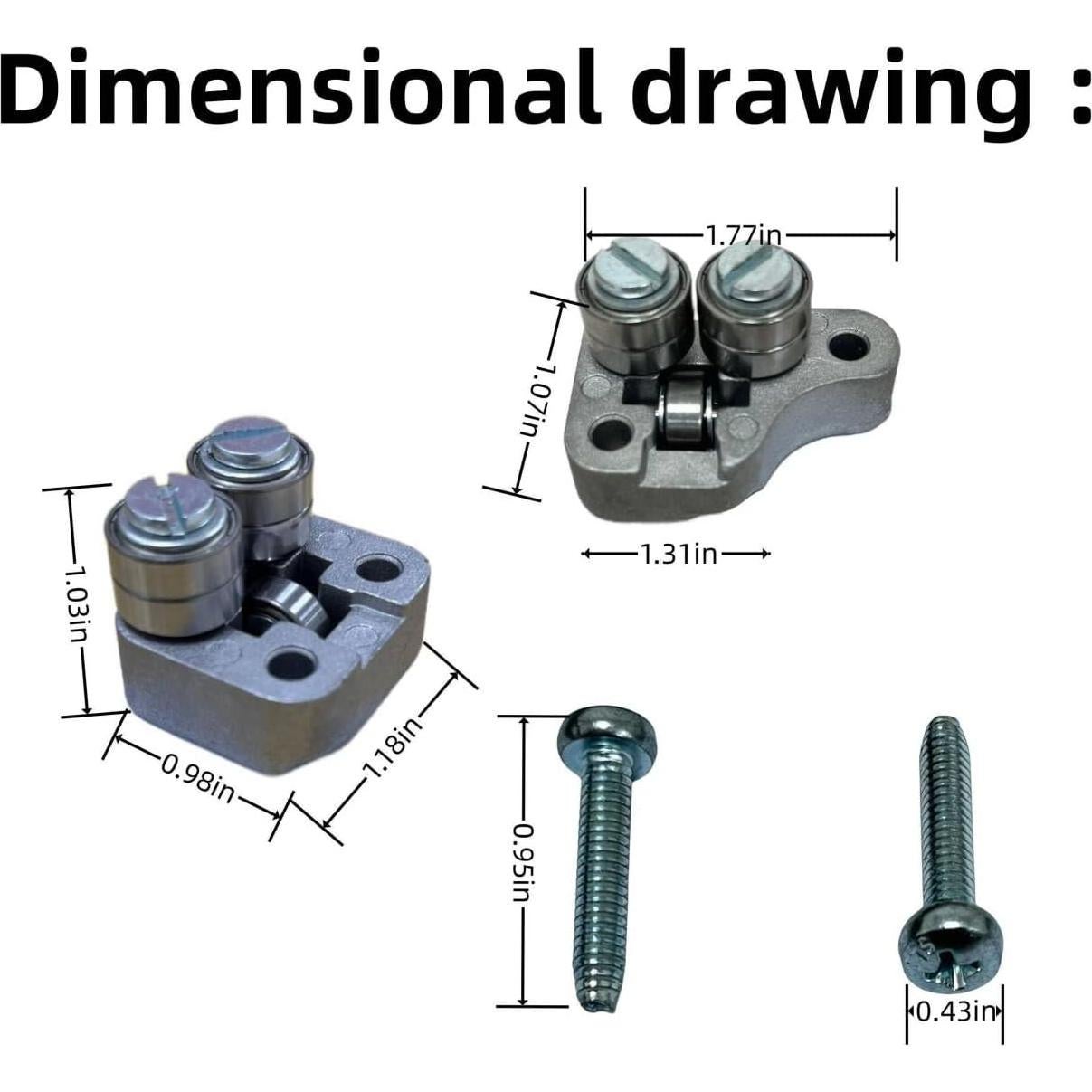 Kit de Rodillos Guía Delanteros y Traseros XHBAN 42-24-0015