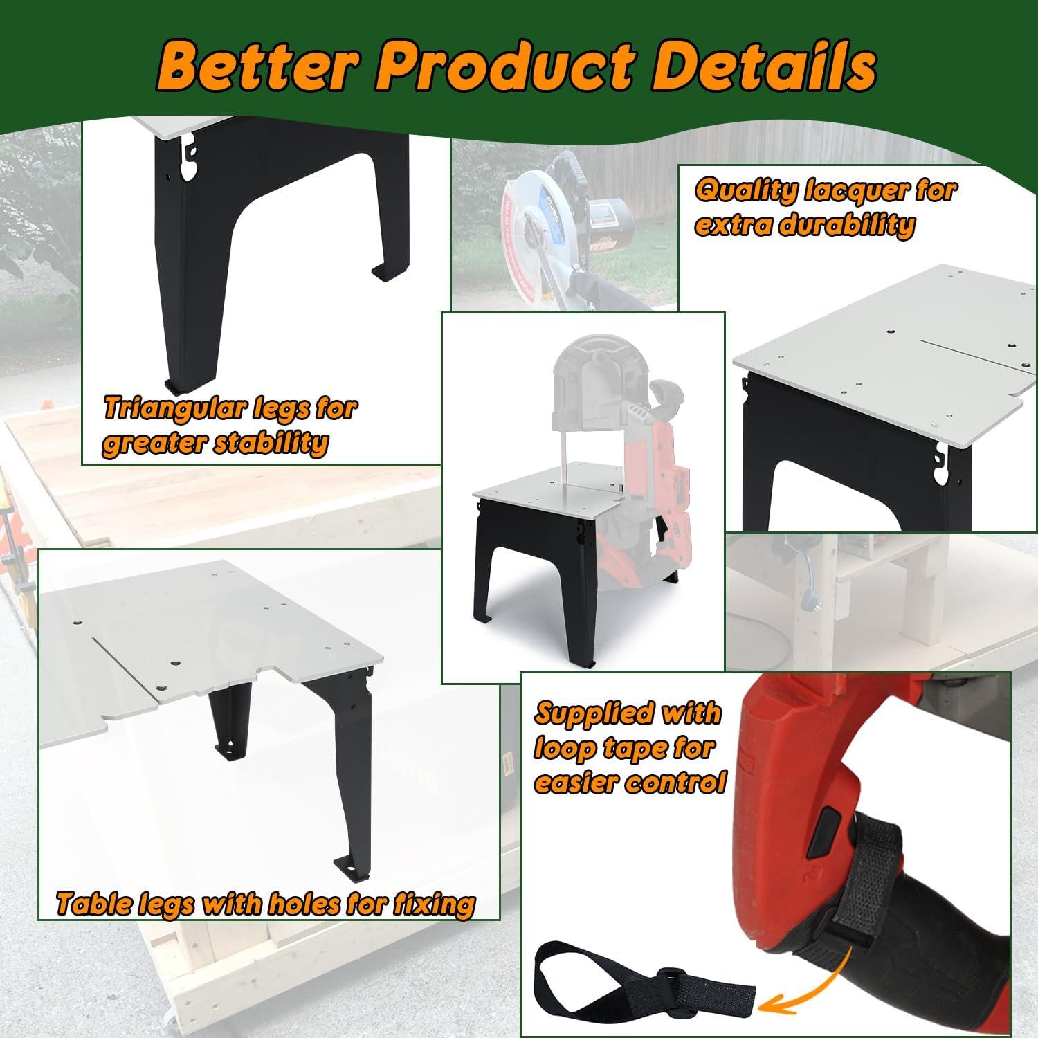 Soporte Mesa Portátil DITKOK para Sierra de Banda 2,27 kg