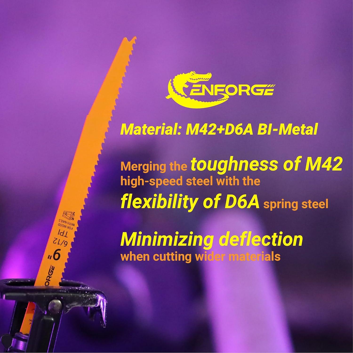 Cuchillas de Sierra Recíproca Cenforge 25 Piezas 22,86 cm