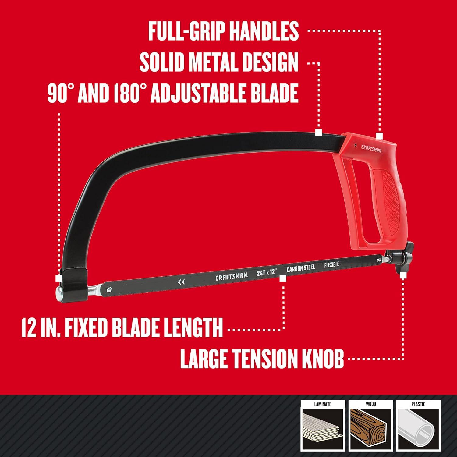 Sierra de Arco Craftsman 30.48 cm para Metal y Plástico