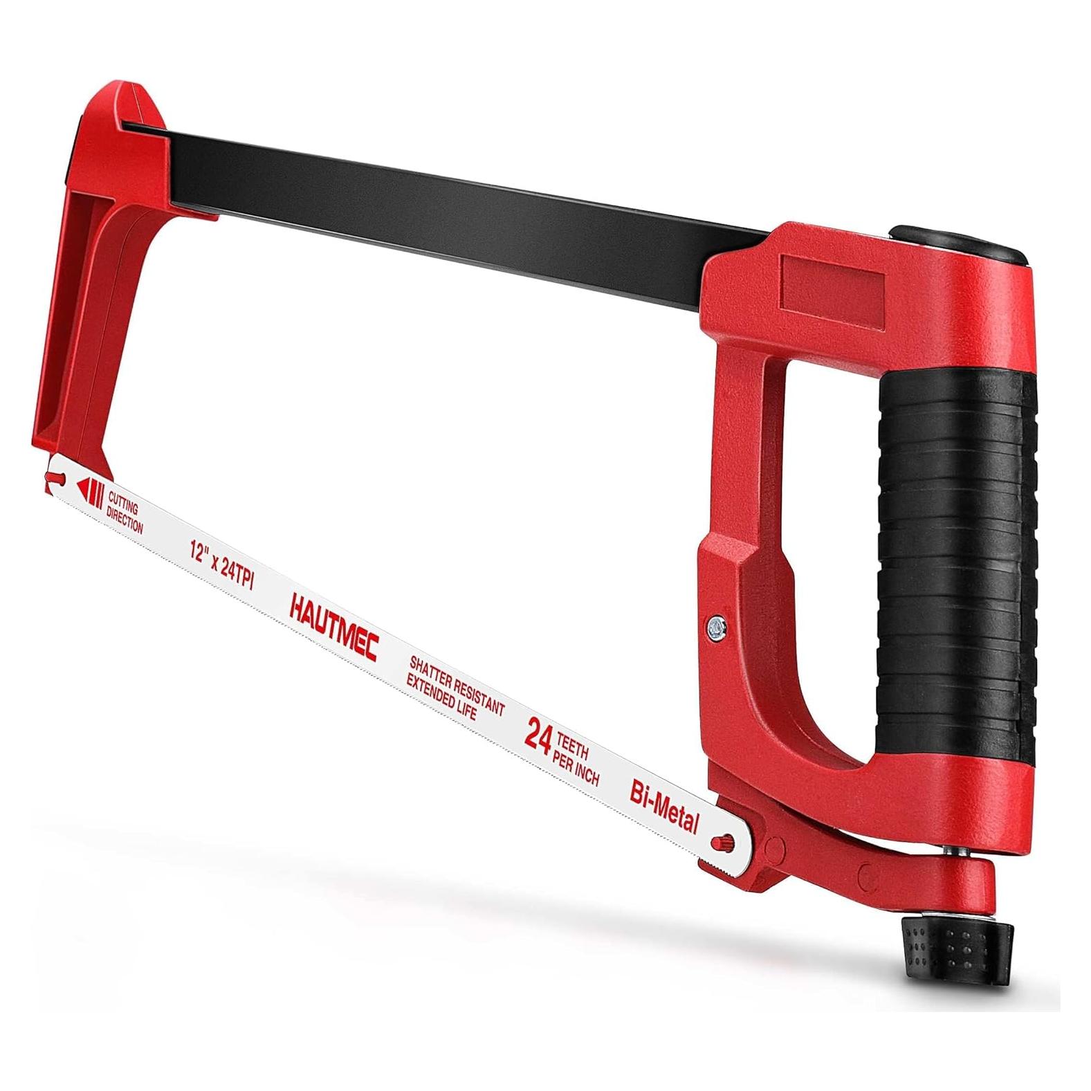 Sierra de Arco HAUTMEC 30 cm Ajustable para Metal y Madera