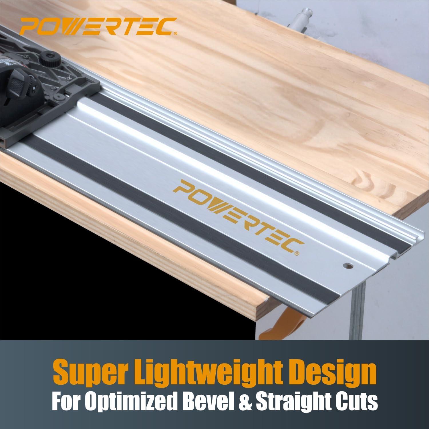 Guía de sierra de pista POWERTEC 55 cm para Milwaukee