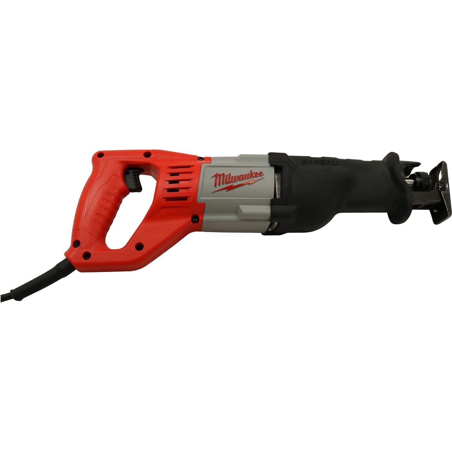 Milwaukee 6519-31 12 Amp Corded 3000 Strokes Per Minute Reciprocating Sawzall w/Variable Speed Trigger (Renewed)