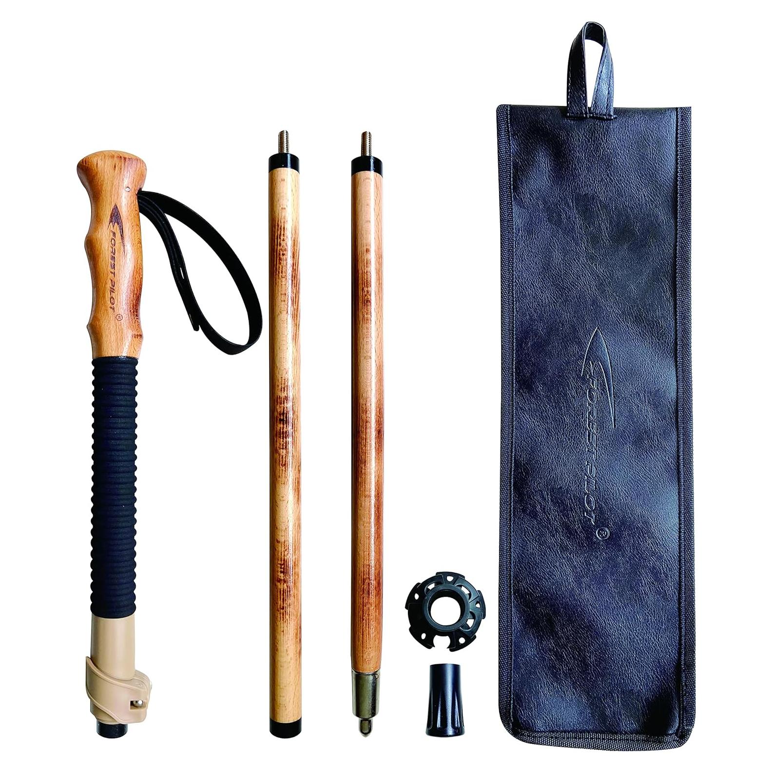 Bastón de Trekking Ajustable Forest Pilot Madera de Haya 139.7 cm