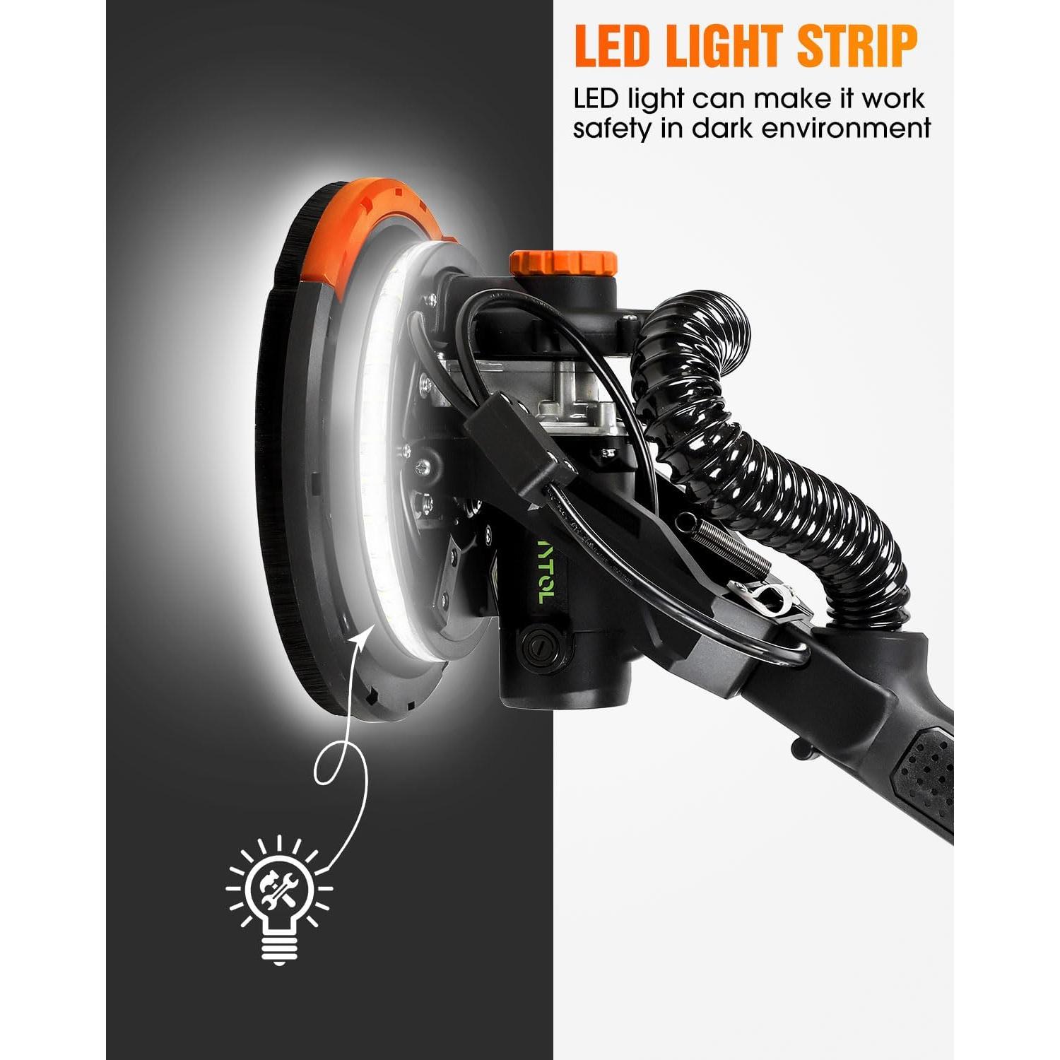 Lijadora de Paneles de Yeso Eléctrica MYTOL 7.2A 1800 RPM