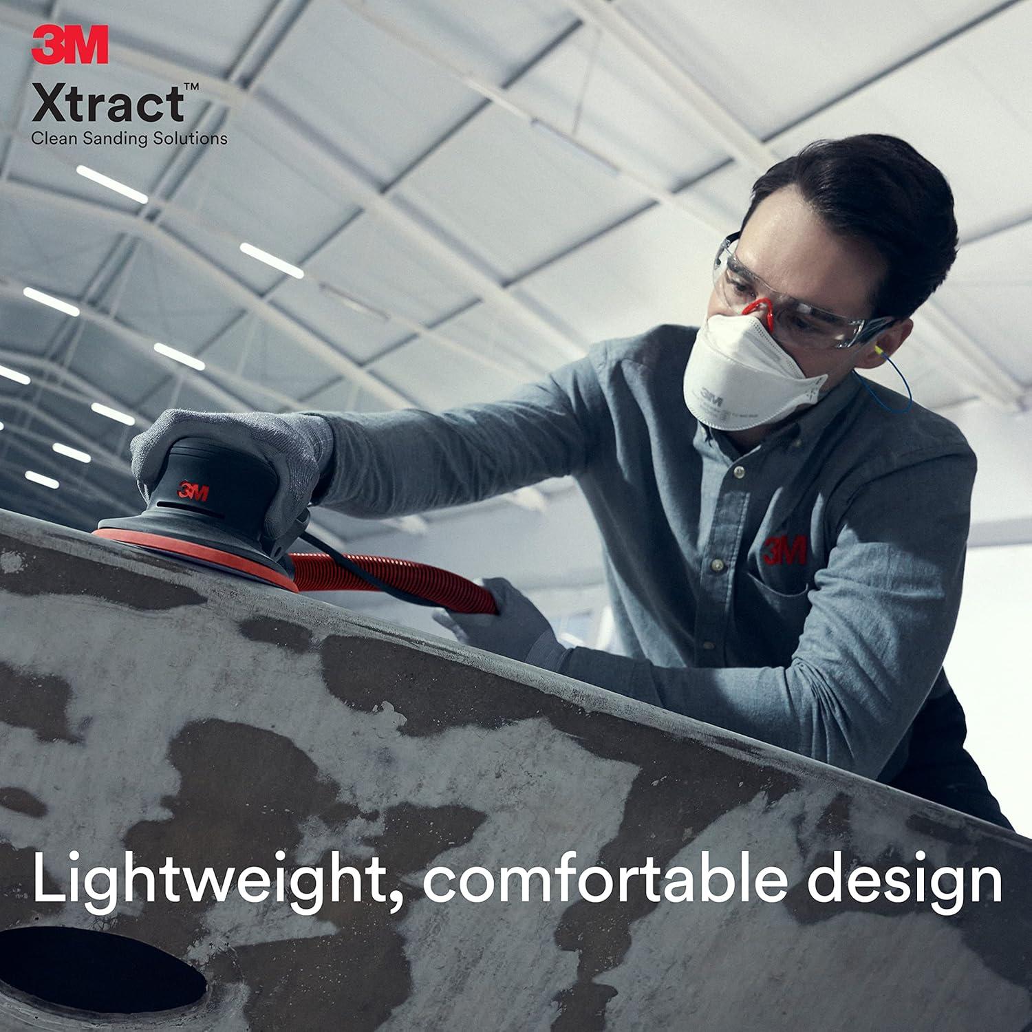 Lijadora Orbital Eléctrica 3M Xtract 5" Aspiración Central