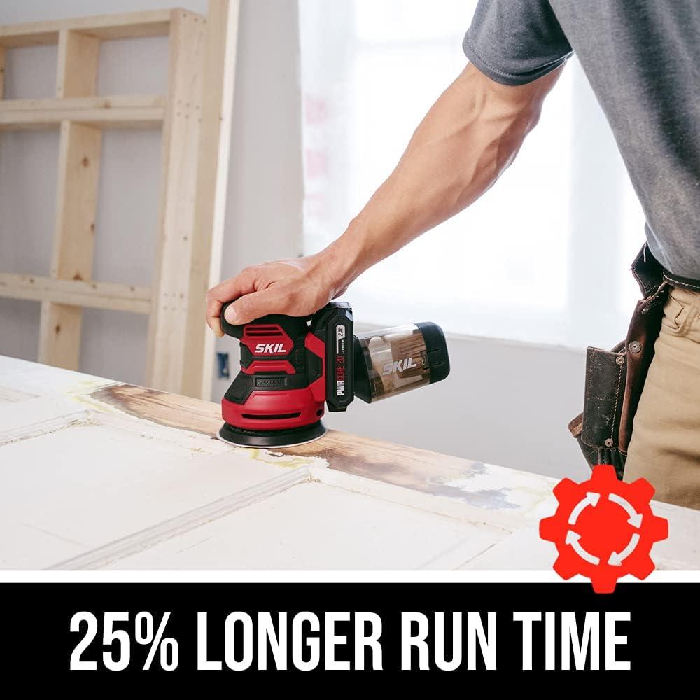Lijadora Orbital SKIL PWRCore 20V 125mm Velocidad Variable