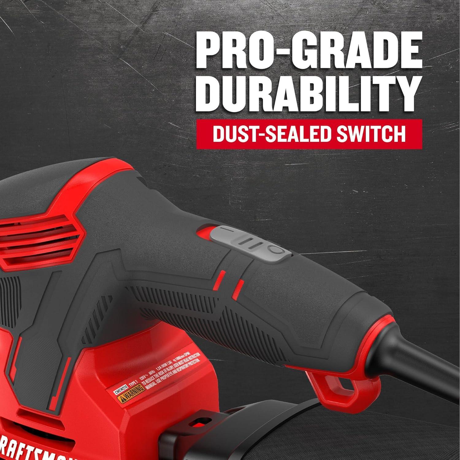 Lijadora de Detalle CRAFTSMAN CMEW210 con Accesorios