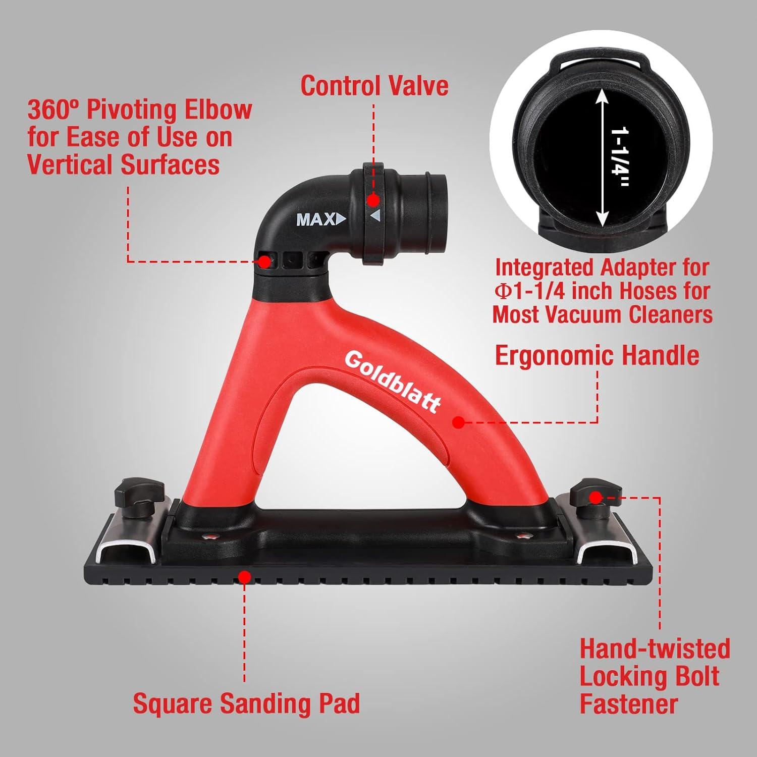 Lijadora de Mano Goldblatt G05028 Libre de Polvo 1.09 kg