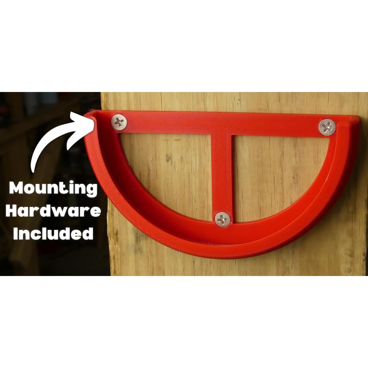 Soporte QuickDock para Lijadora Milwaukee M18 5" (125mm) Rojo