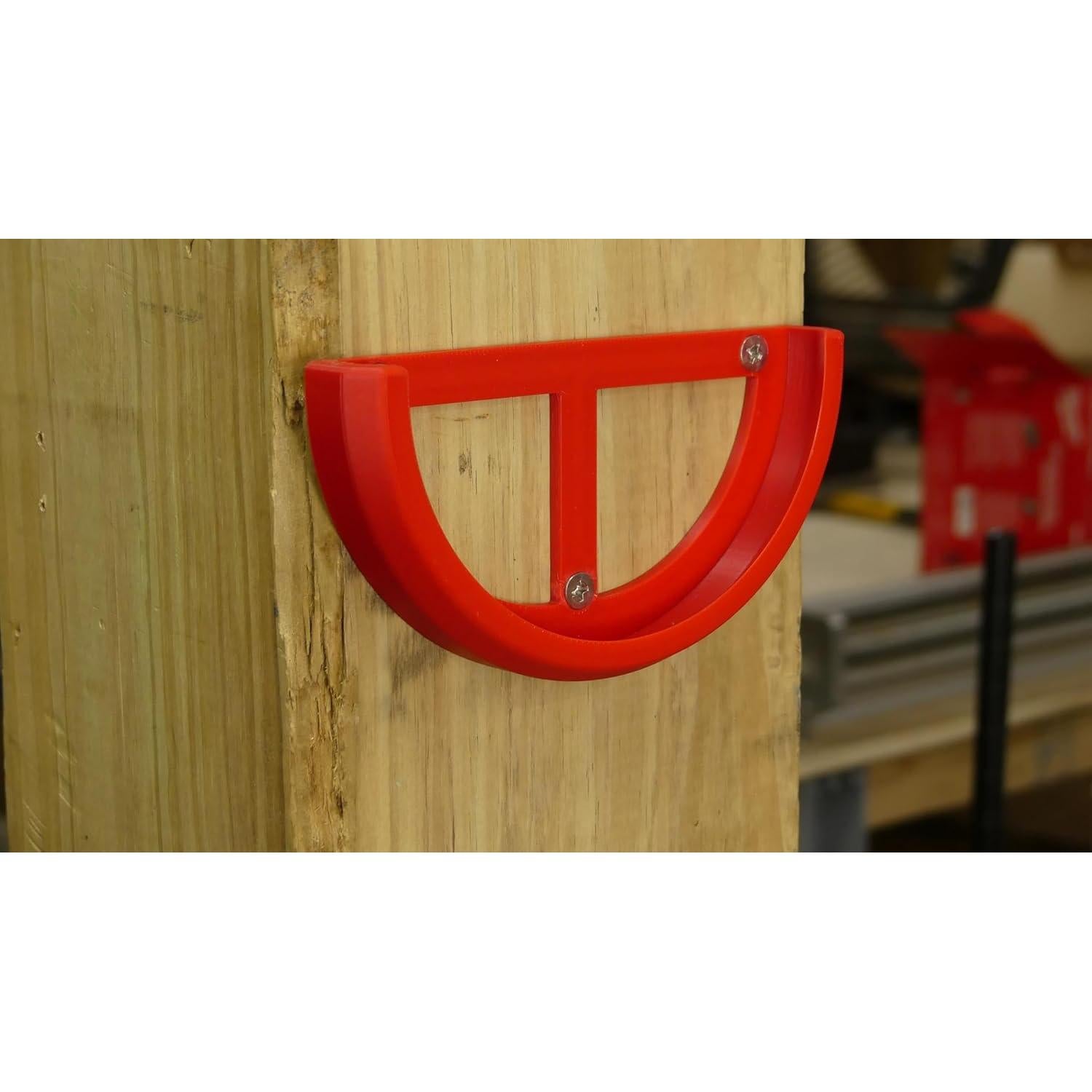 Soporte QuickDock para Lijadora Milwaukee M18 5" (125mm) Rojo