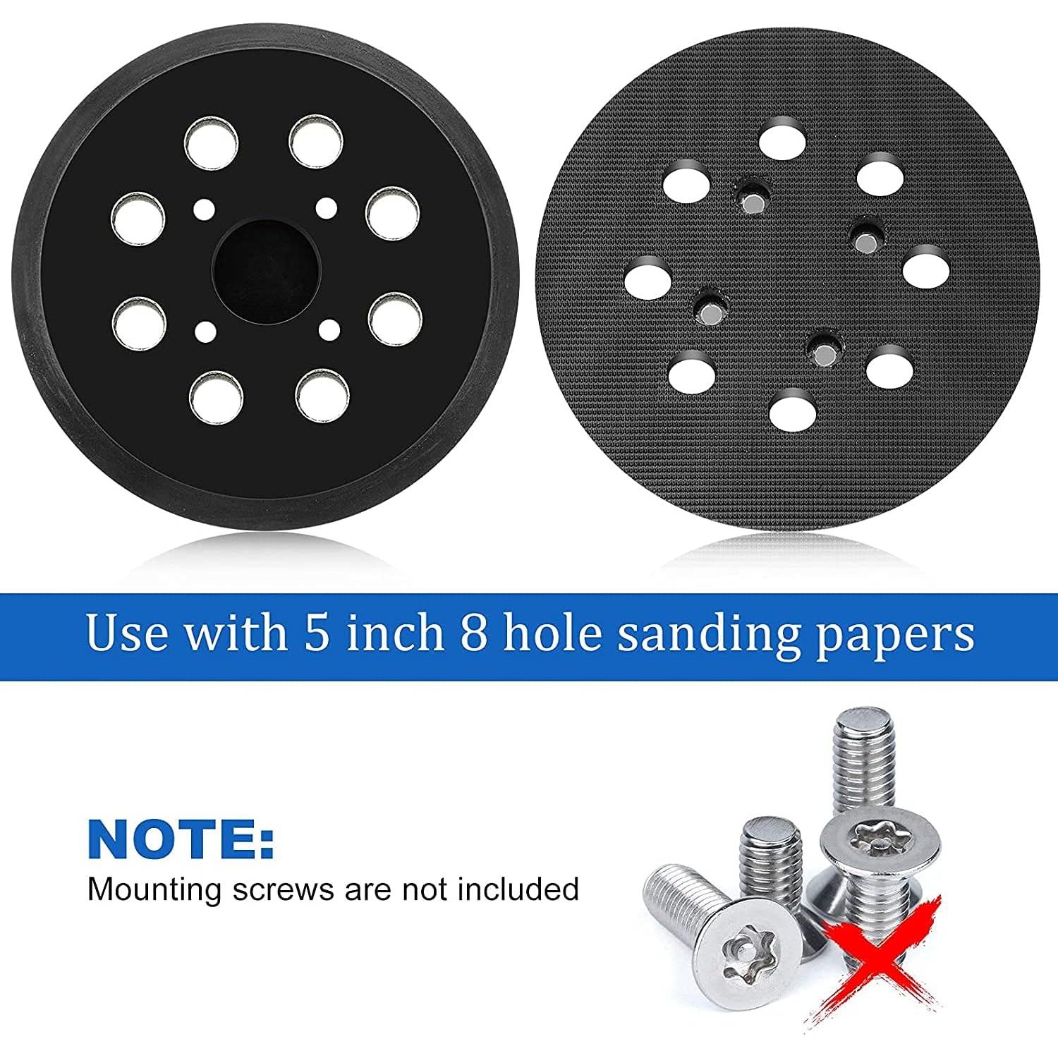 Pad de Lijadora Orbital Taokyid 5" 8 Agujeros Paquete de 2