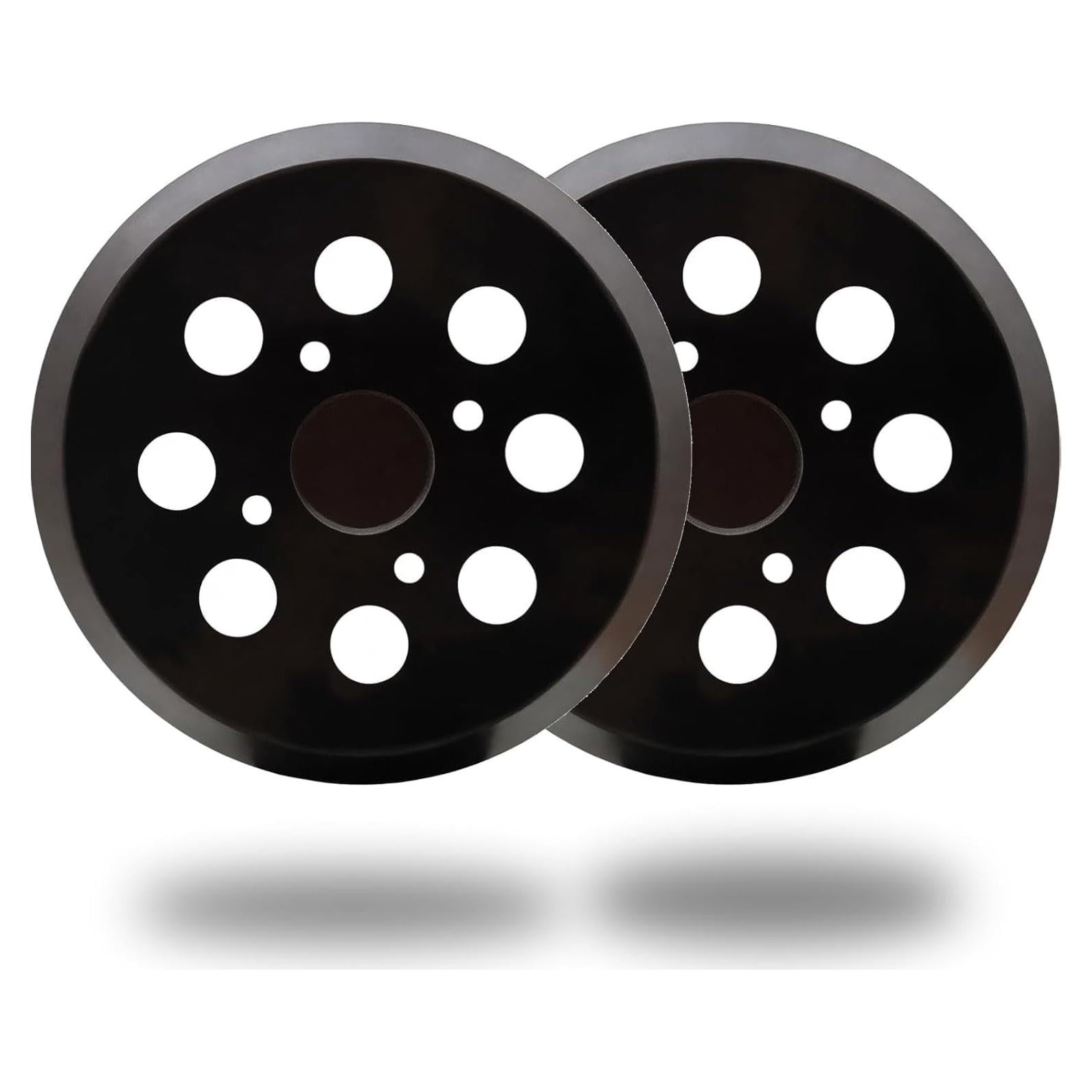 Paquete de 2 almohadillas de lijado Tockrop 12,7 cm 8 agujeros