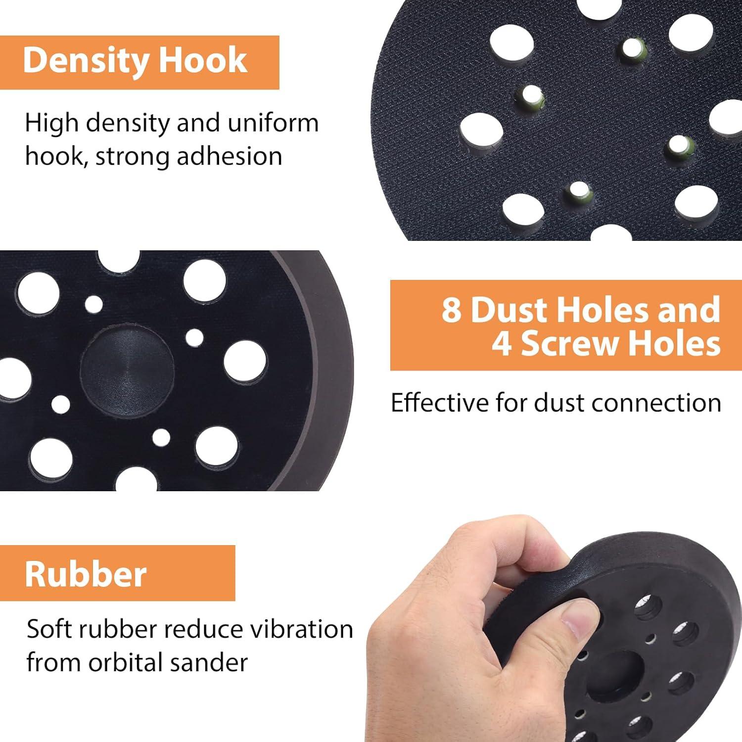 Almohadillas de Lijado 5" SHUTTLE GENIUS Paquete de 4