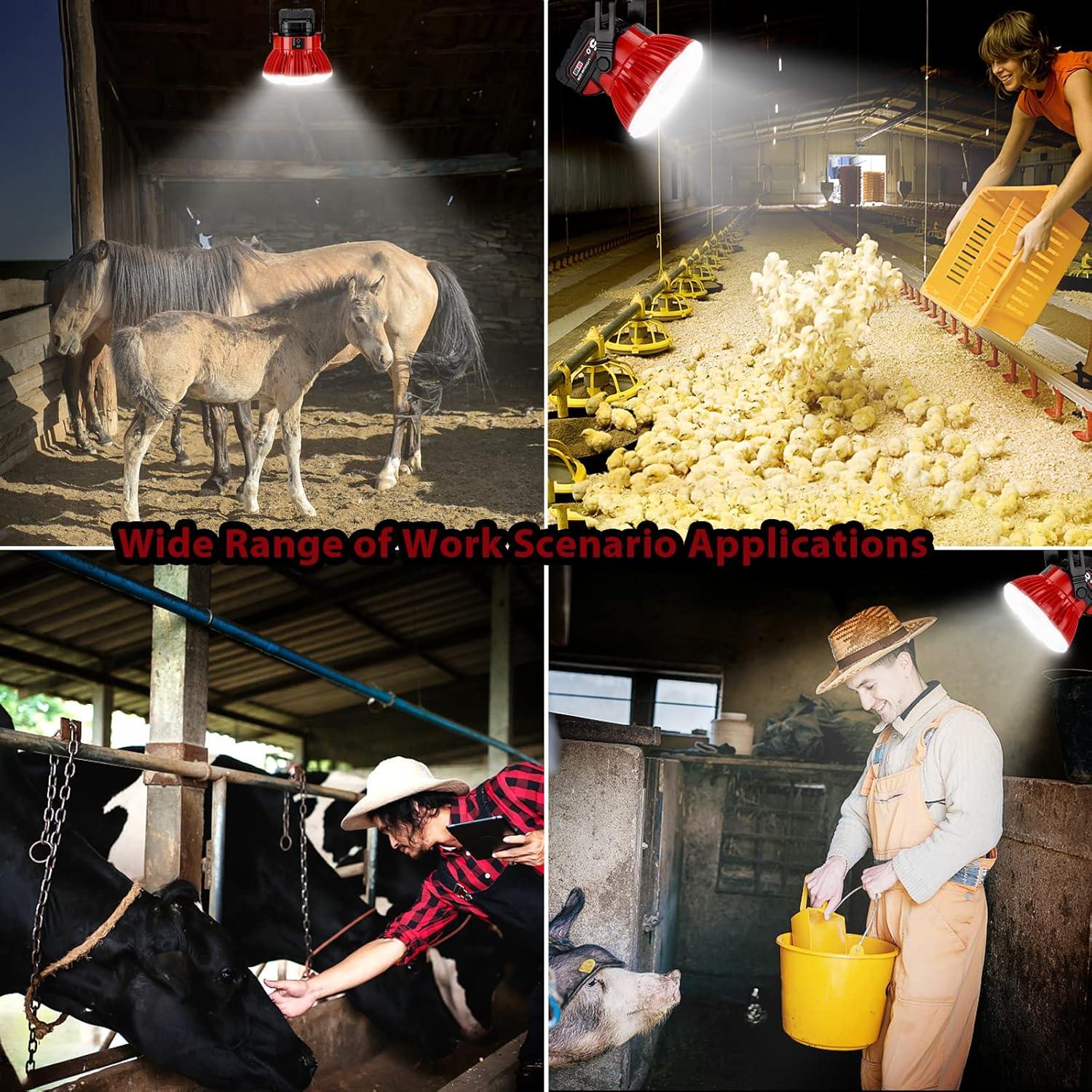 Linterna LED de Camping FEMI TECH 2400LM 24W Rotativa