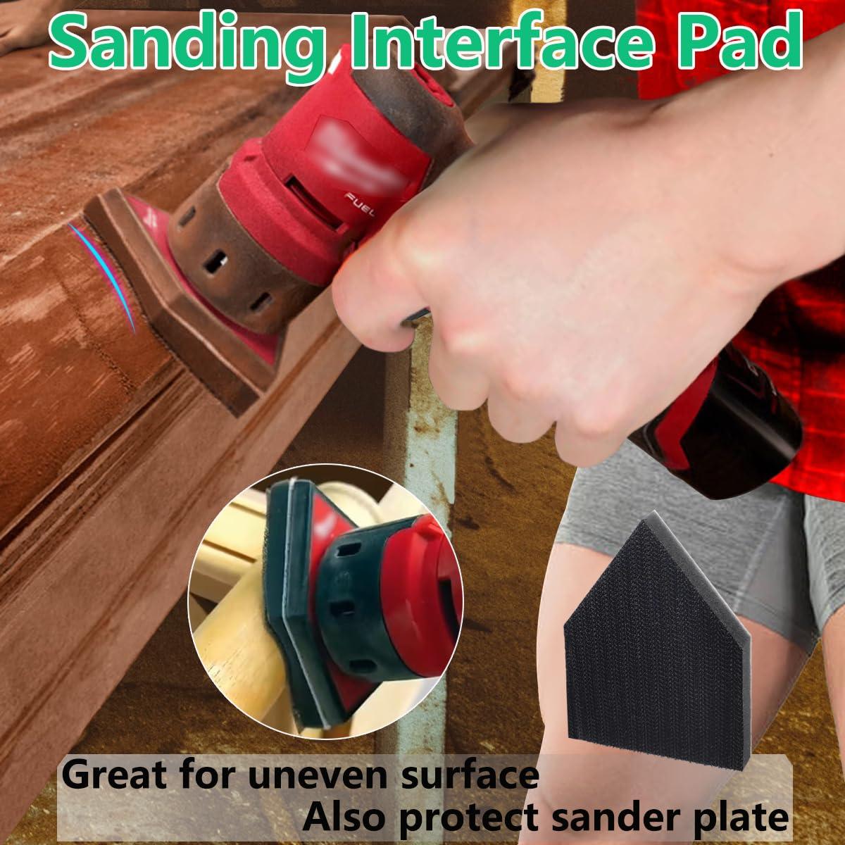 Papel de Lijado FOWOK 80Pcs 90x65mm para Lijadora M12