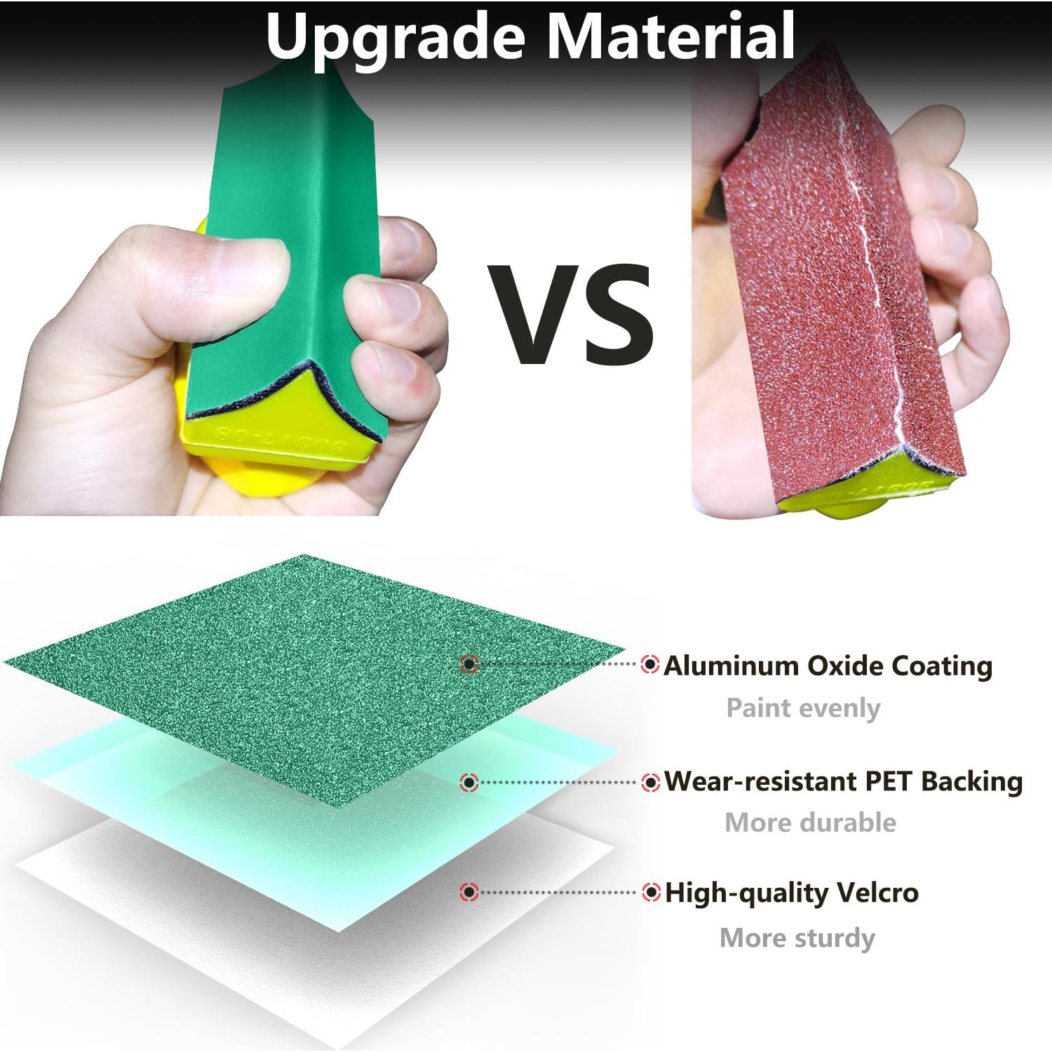 Papel de Lijado FOWOK 80Pcs 90x65mm para Lijadora M12