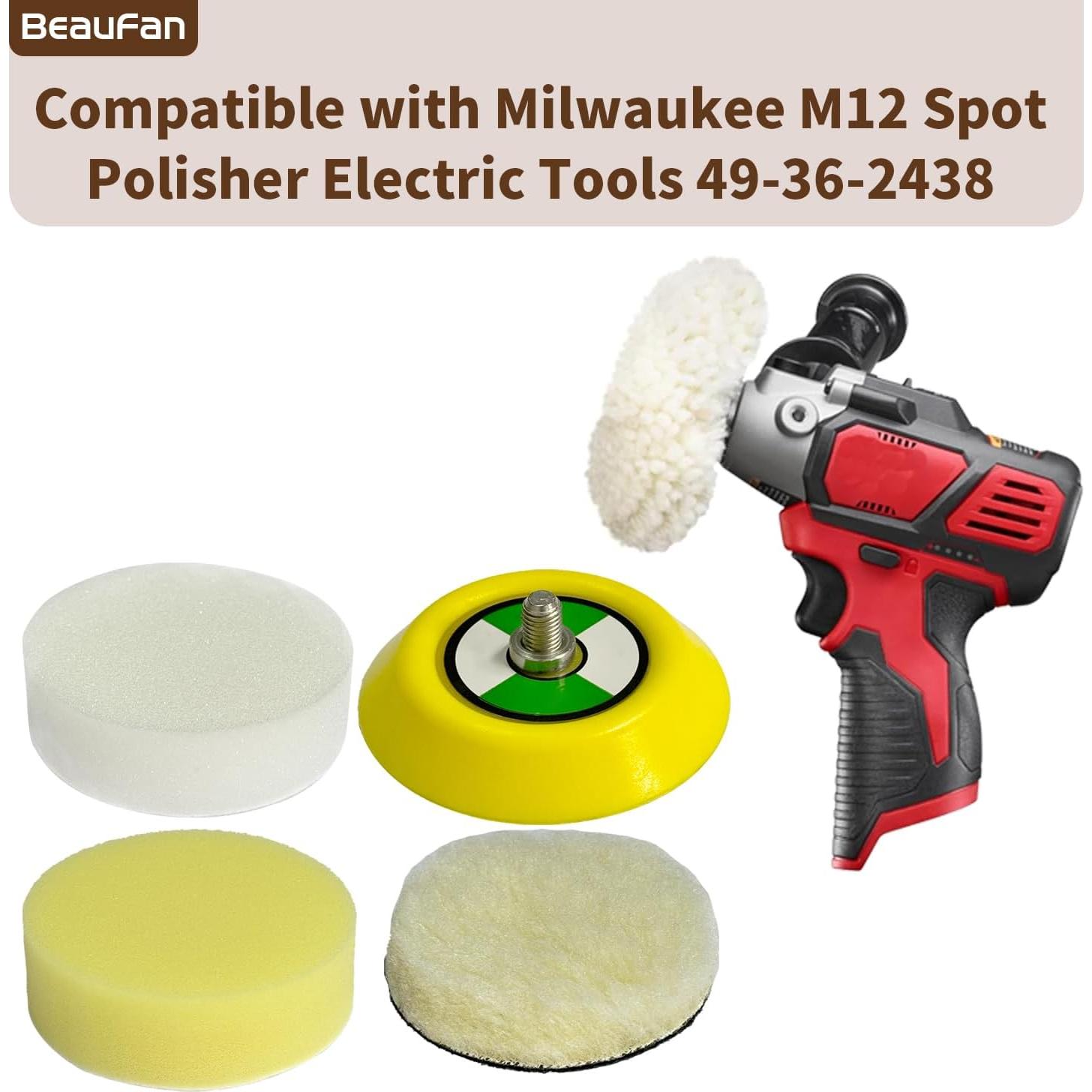 Kit de Accesorios Lijadora Beaufan 12V para Milwaukee M12