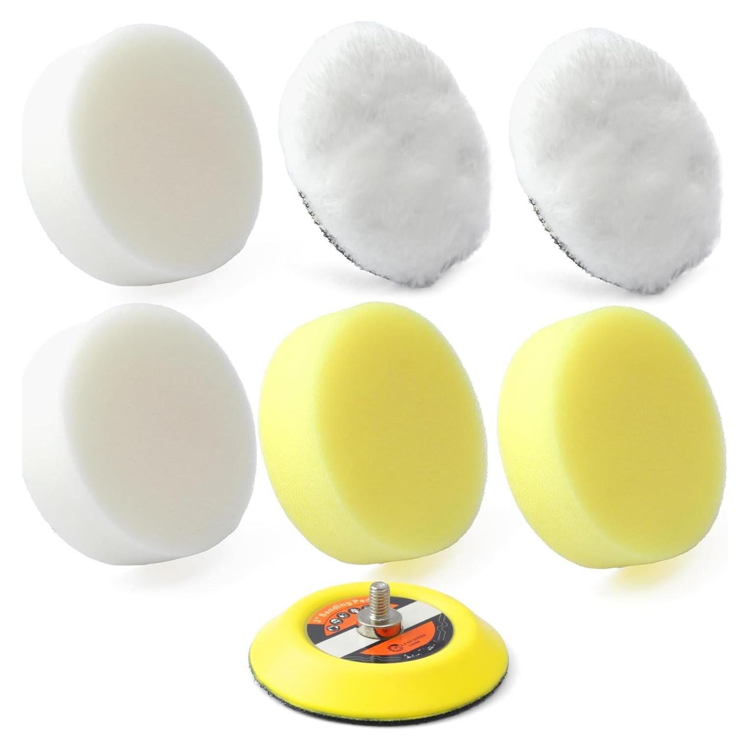 Kit de Almohadillas de Pulido YUXIVCNE 49-36-2438 para Milwaukee M12