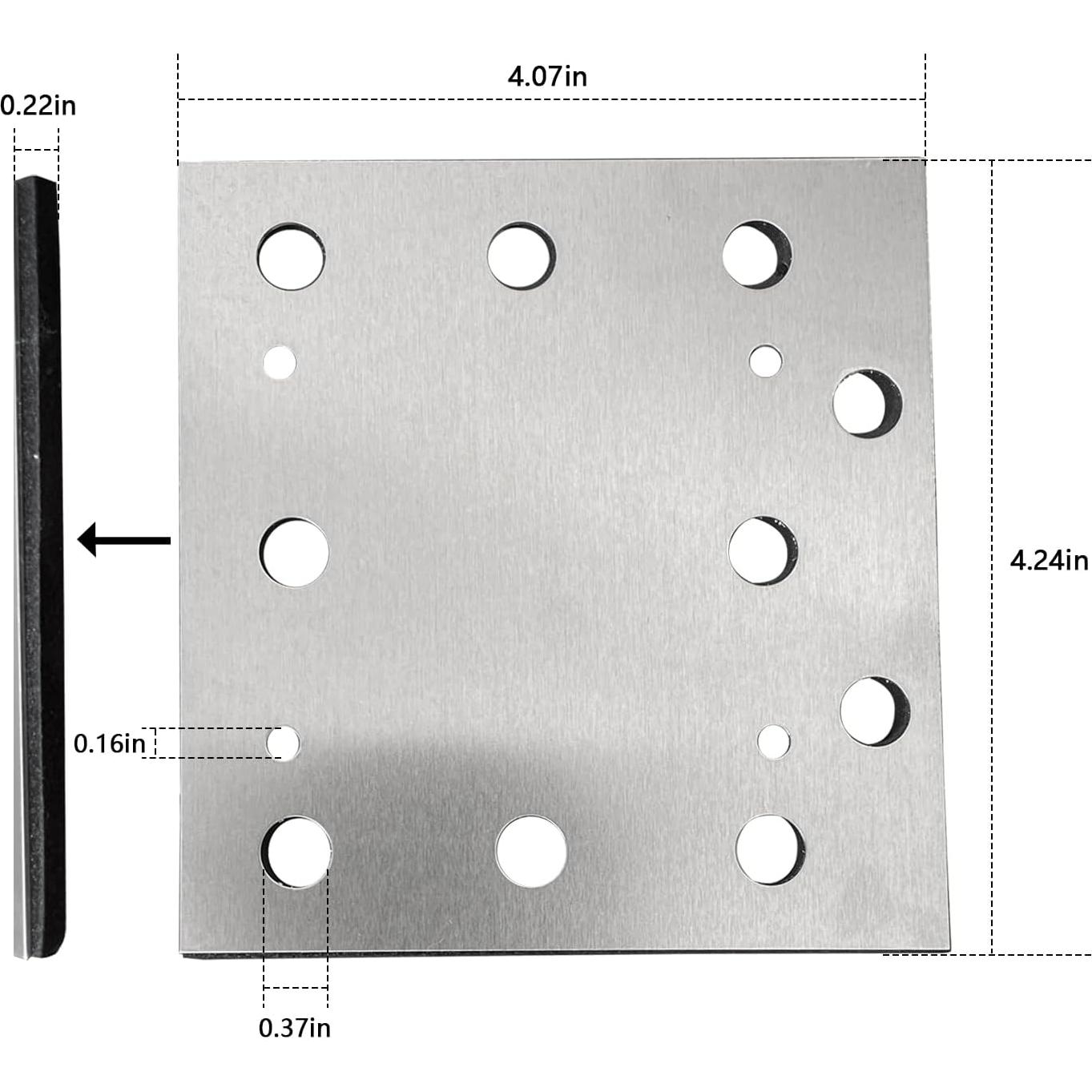 Placa de Aluminio SURPOUF 44-66-0475 con Cojín 16x10cm