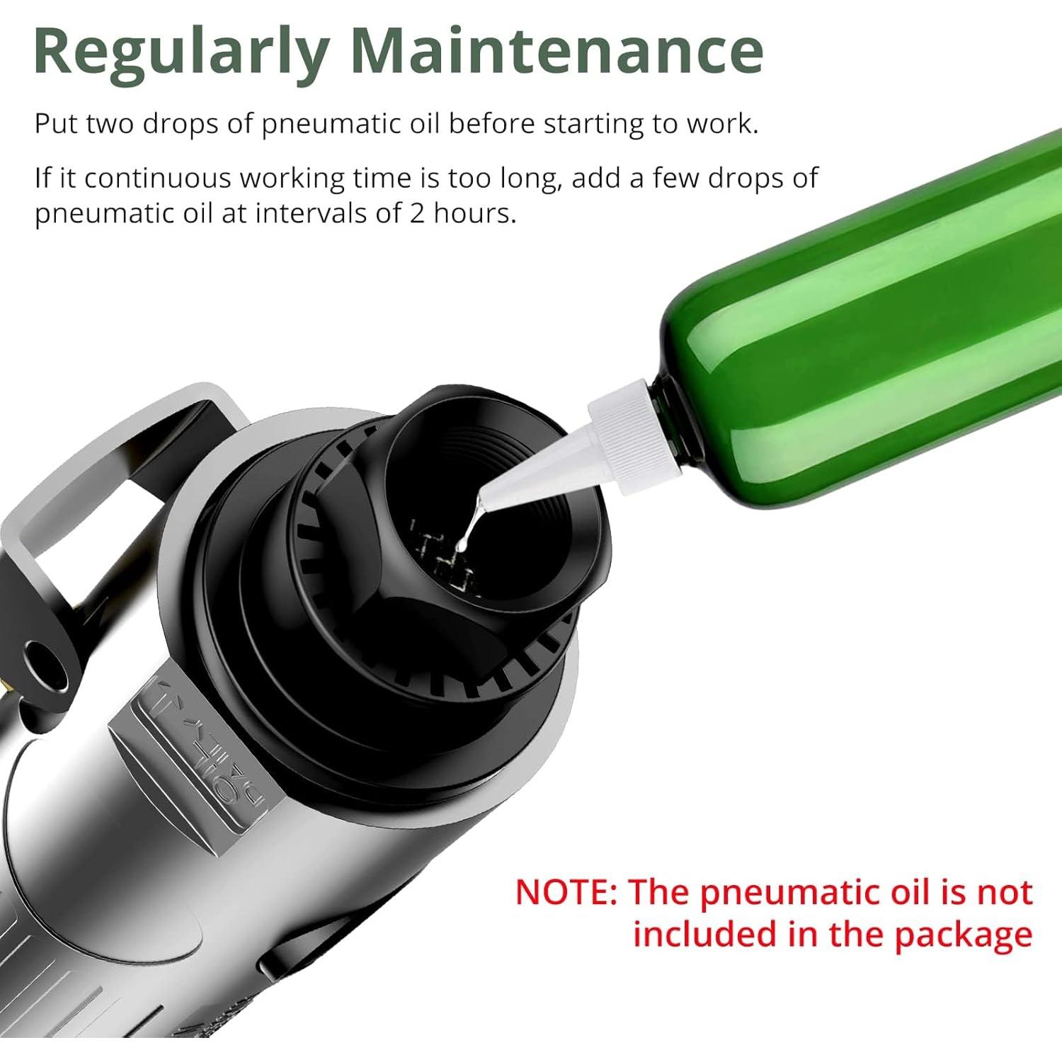 Amoladora de Ángulo Recto EYPINS 0.49 kg 20000 RPM Aire