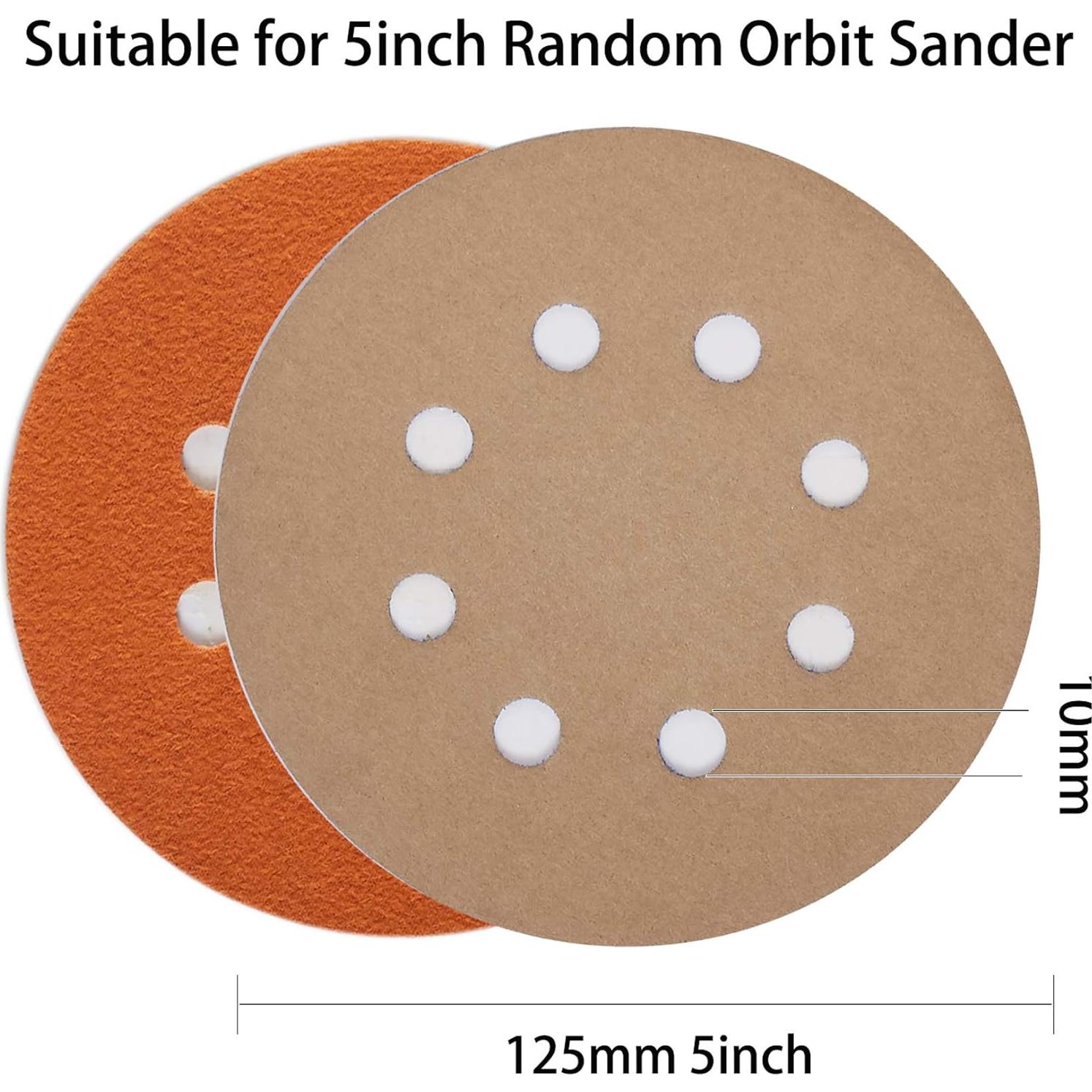 Discos de Lijado 50pcs 12.7cm CKFCXC con Bloque Manual