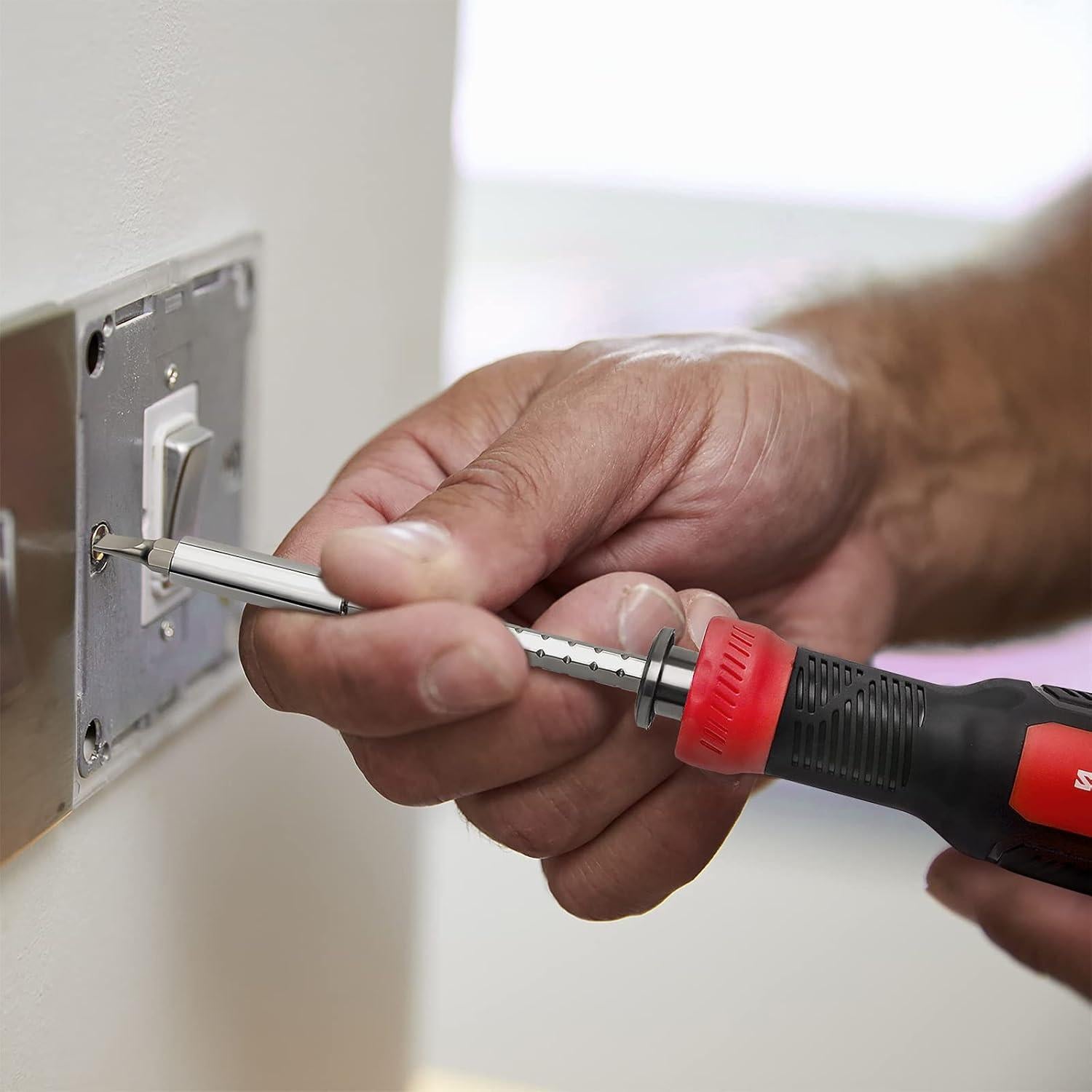 Destornillador Multi 13 en 1 SHARDEN Rojo Ajustable