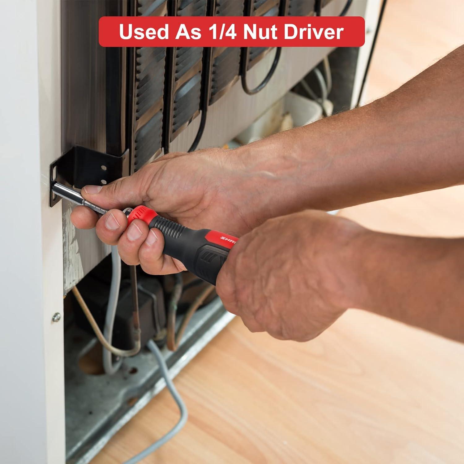 Destornillador Multi 13 en 1 SHARDEN Rojo Ajustable