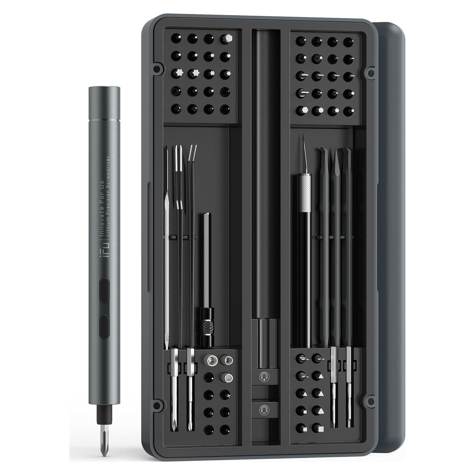 Destornillador Eléctrico IfU MR1 PLUS 90 en 1 con Luz LED