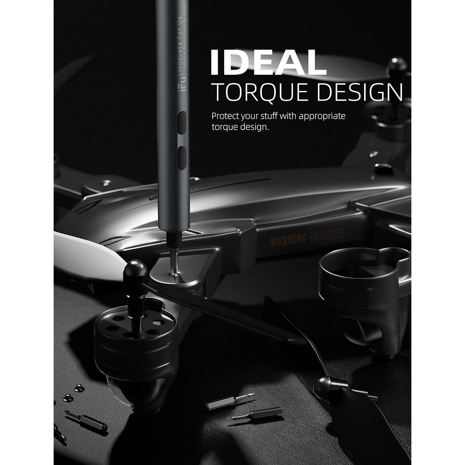 Destornillador Eléctrico IfU MR1 PLUS 90 en 1 con Luz LED