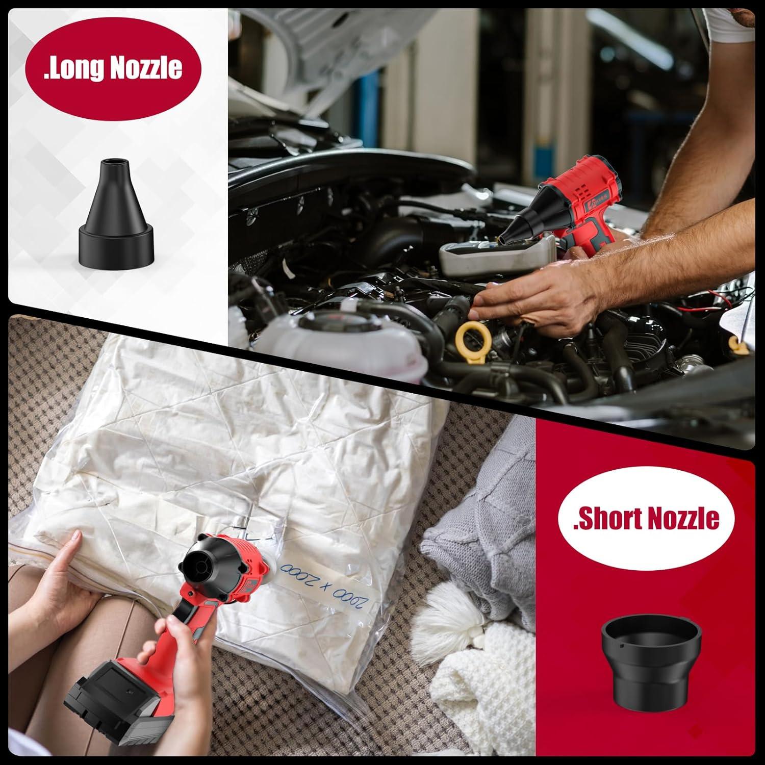 Soplador de Aire Sin Escobillas ohyes 18V 180W Compacto