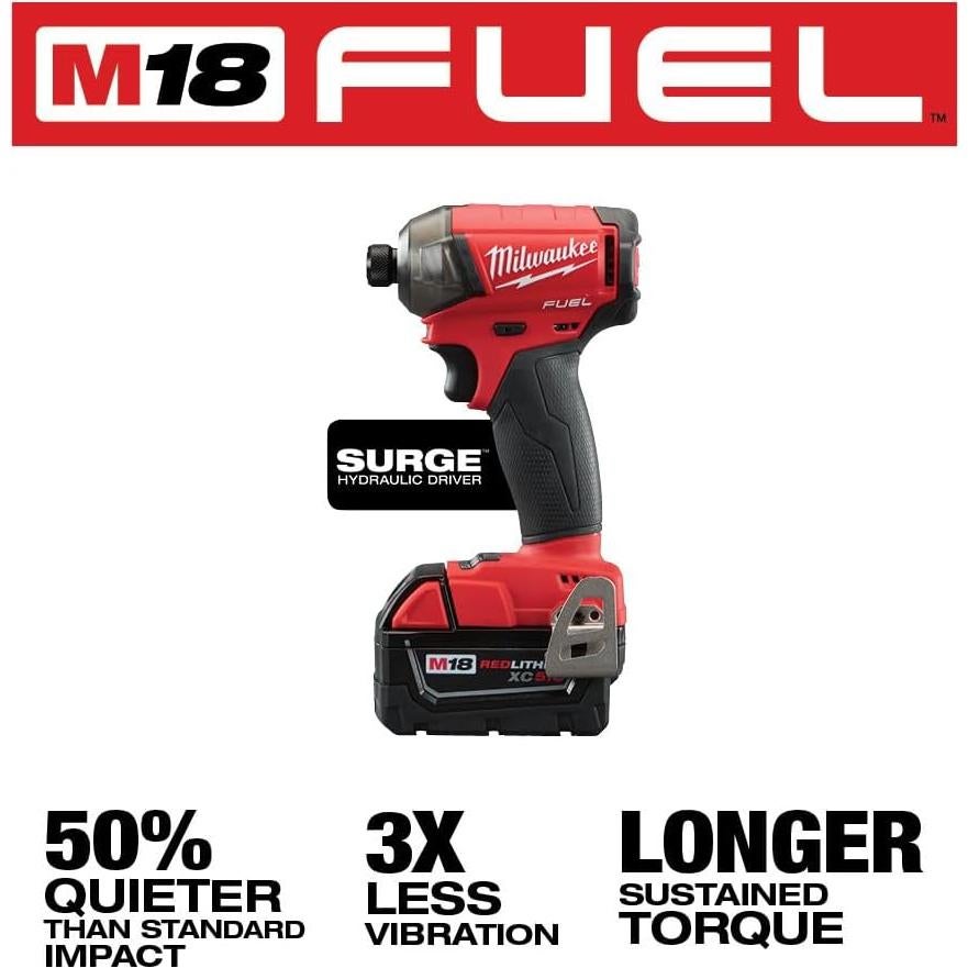 Destornillador de Impacto Milwaukee 2760-22 1/4" Hex 18V