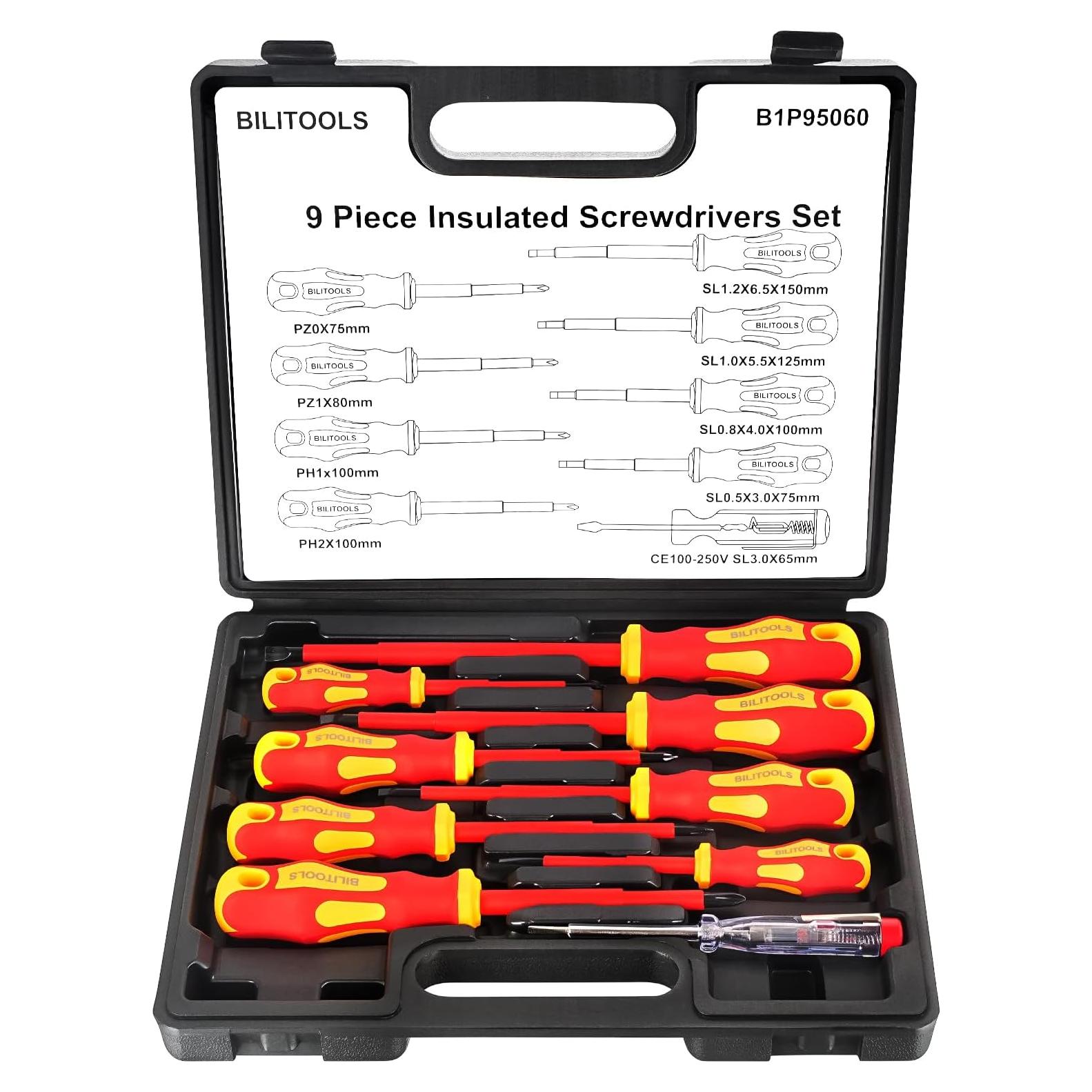 Juego de Destornilladores Aislados BILITOOLS VDE 1000V