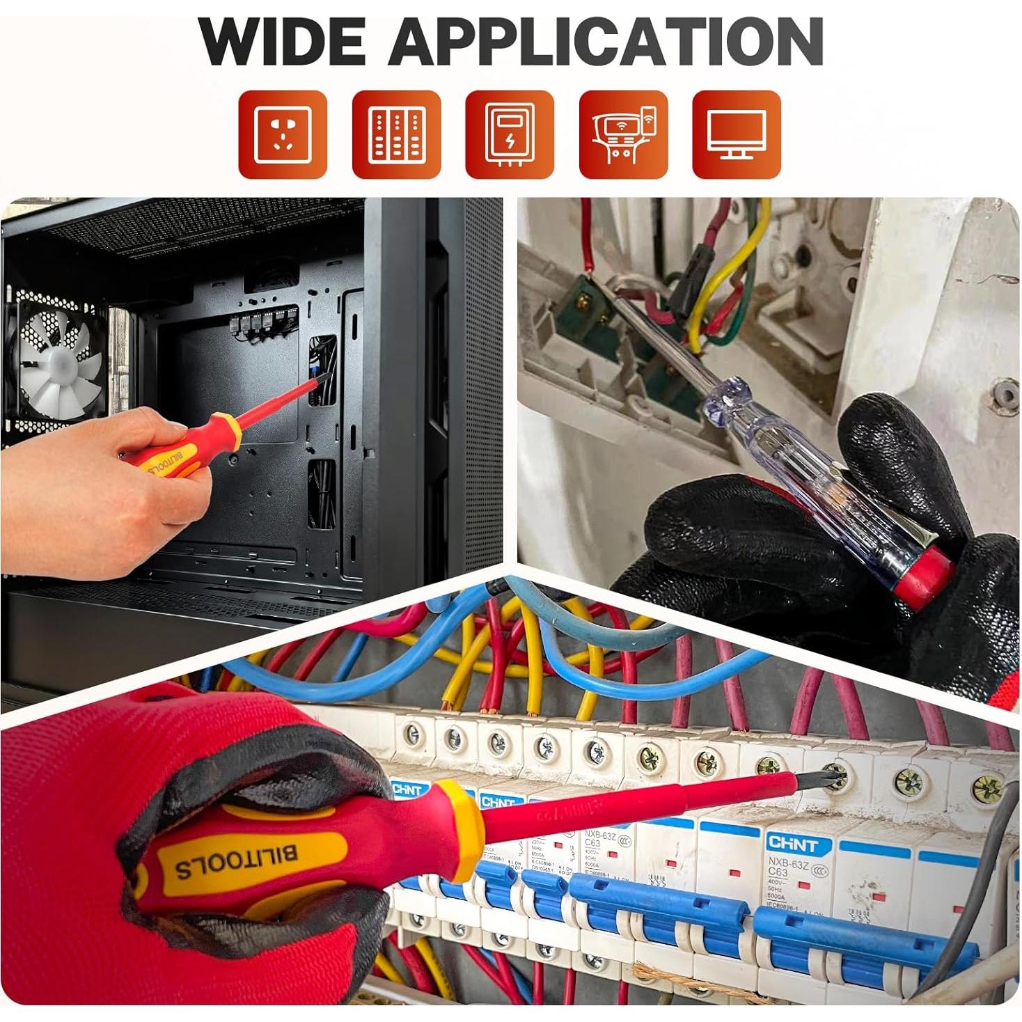 Juego de Destornilladores Aislados BILITOOLS VDE 1000V