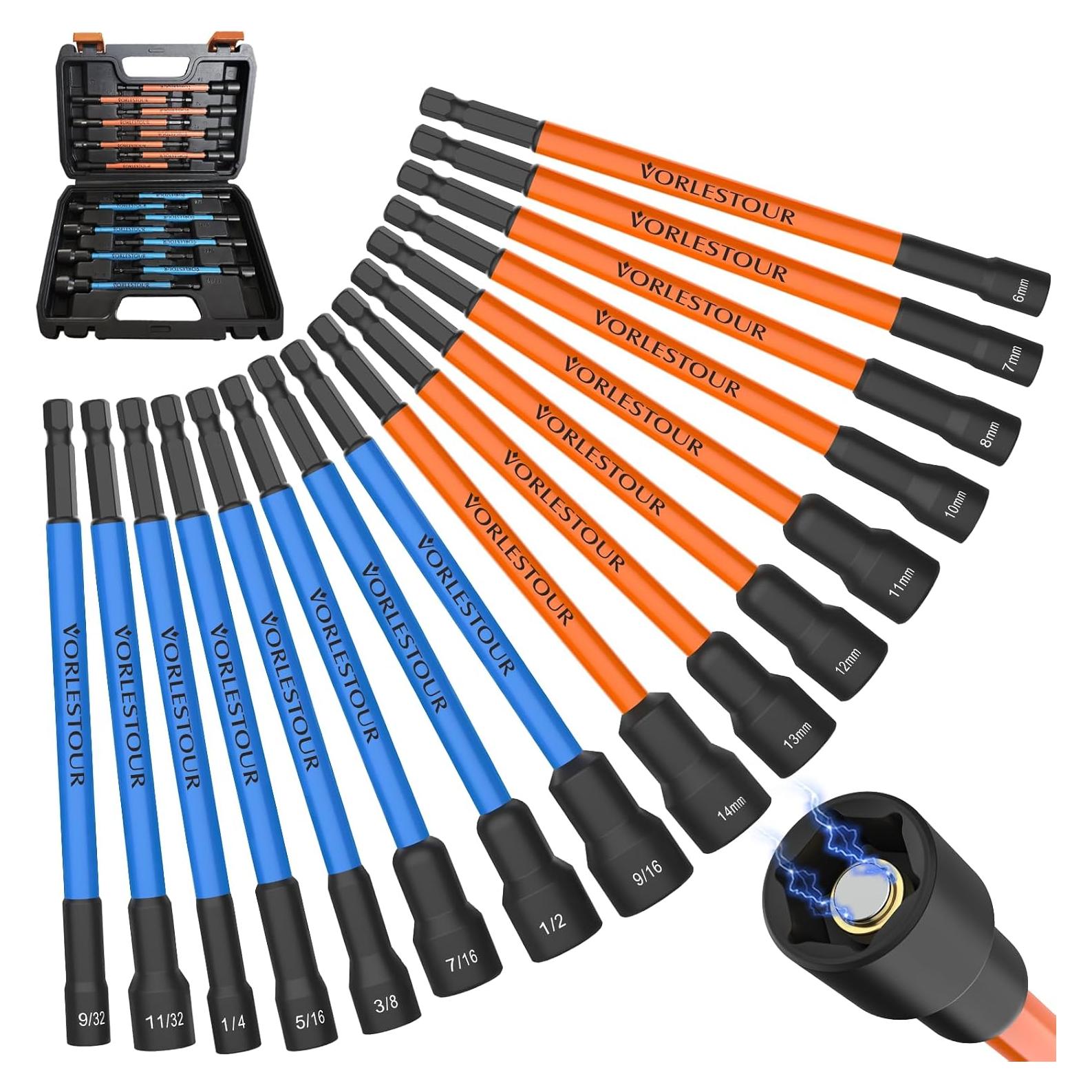Juego de 16 Destornilladores Magnéticos Vorlestour 15,24 cm